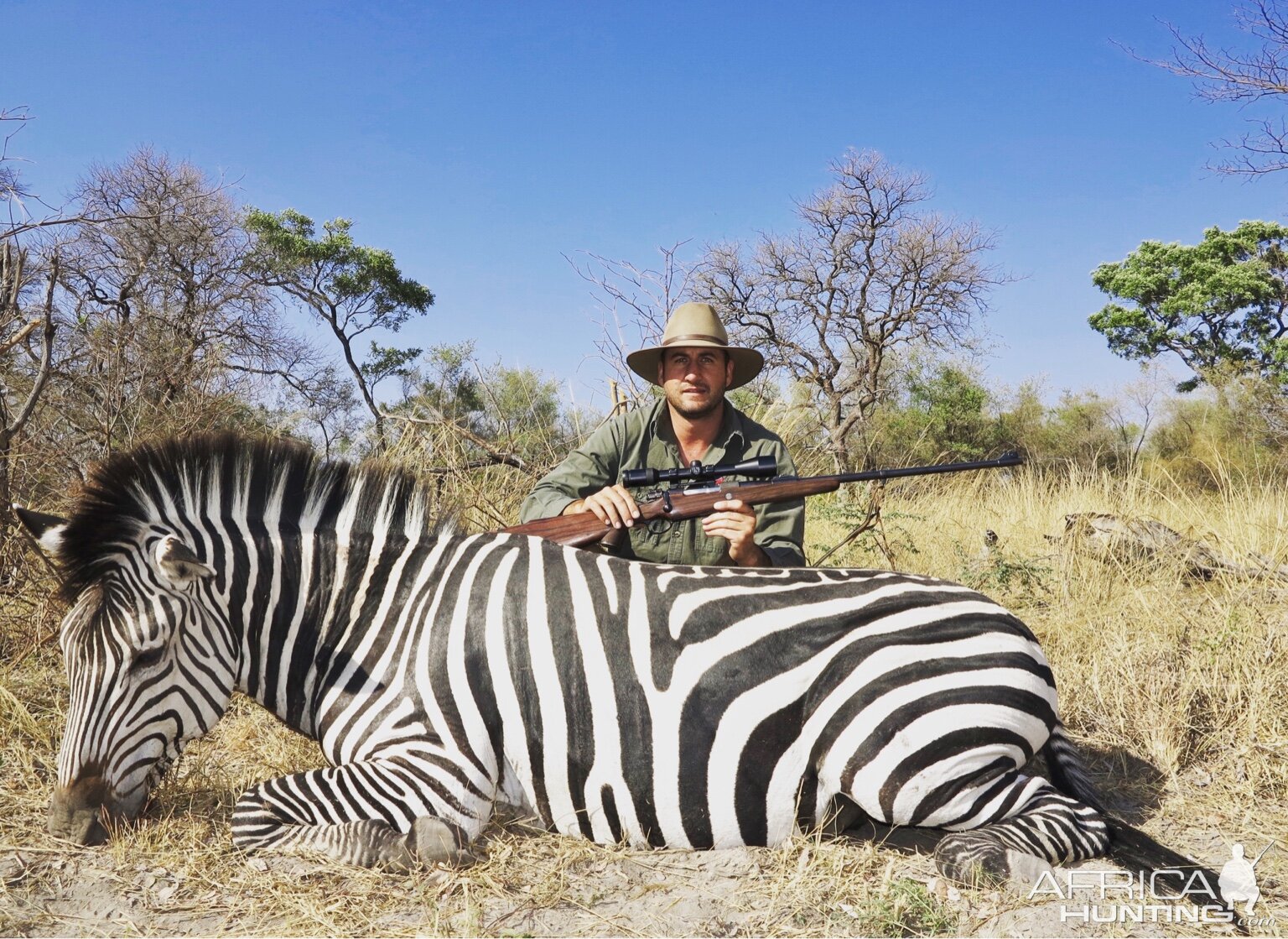 Hunting Chapman's Zebra in Namibia