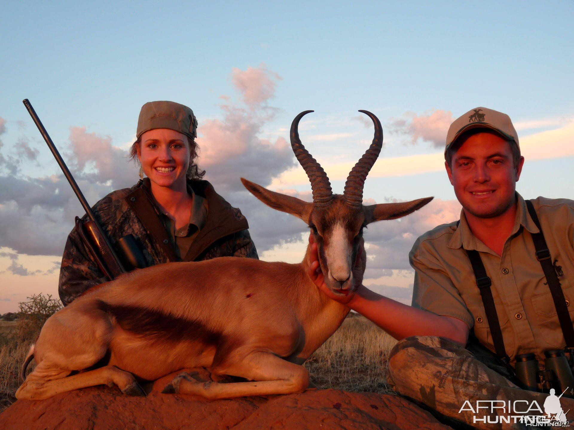 Hunting Copper Springbok