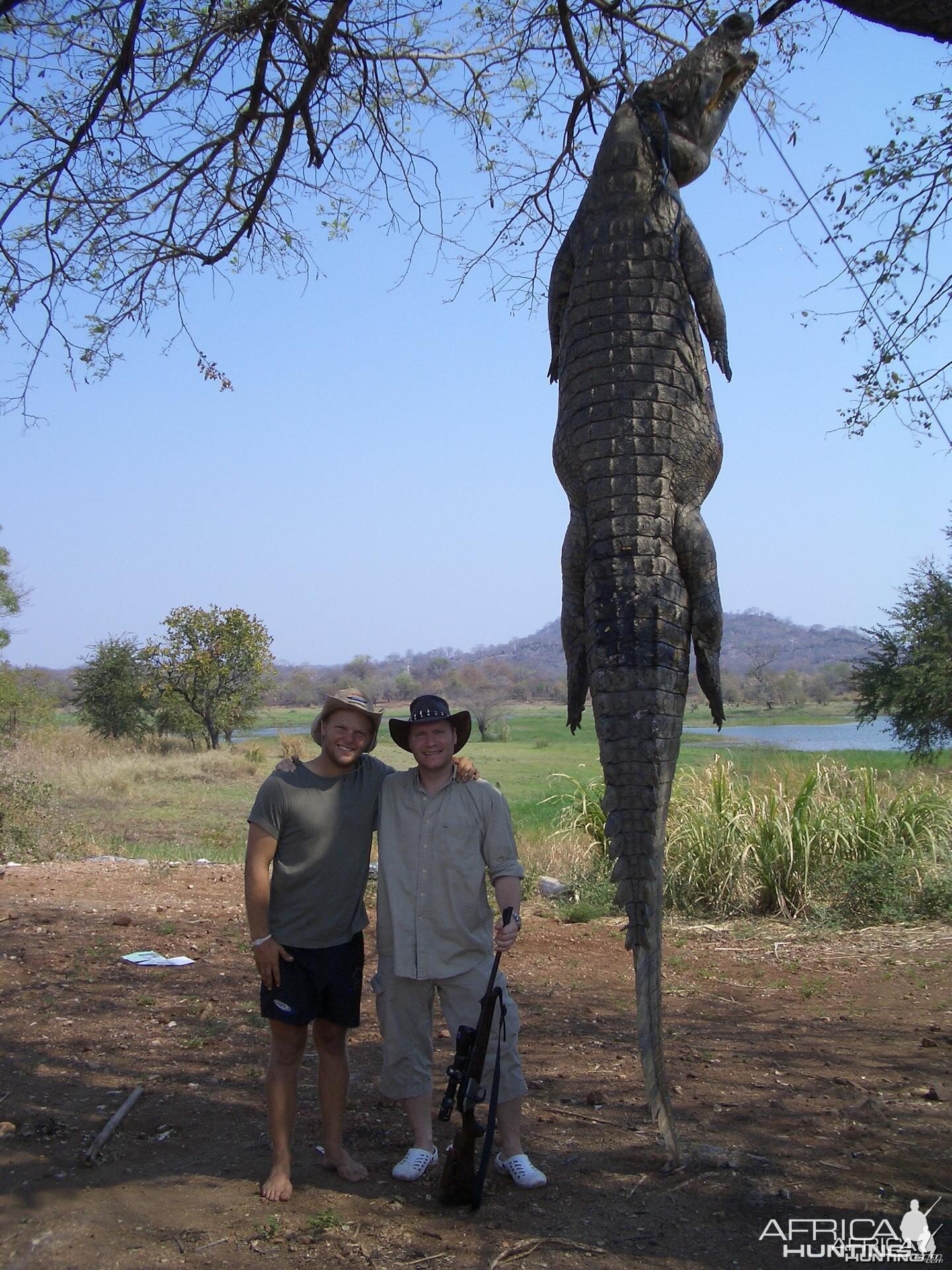 Hunting Croc with Nhenda Safaris Mozambique