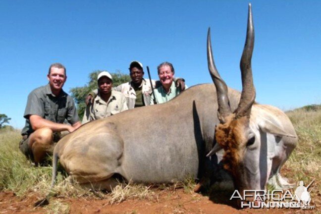Hunting Eland with Wintershoek Johnny Vivier Safaris in SA