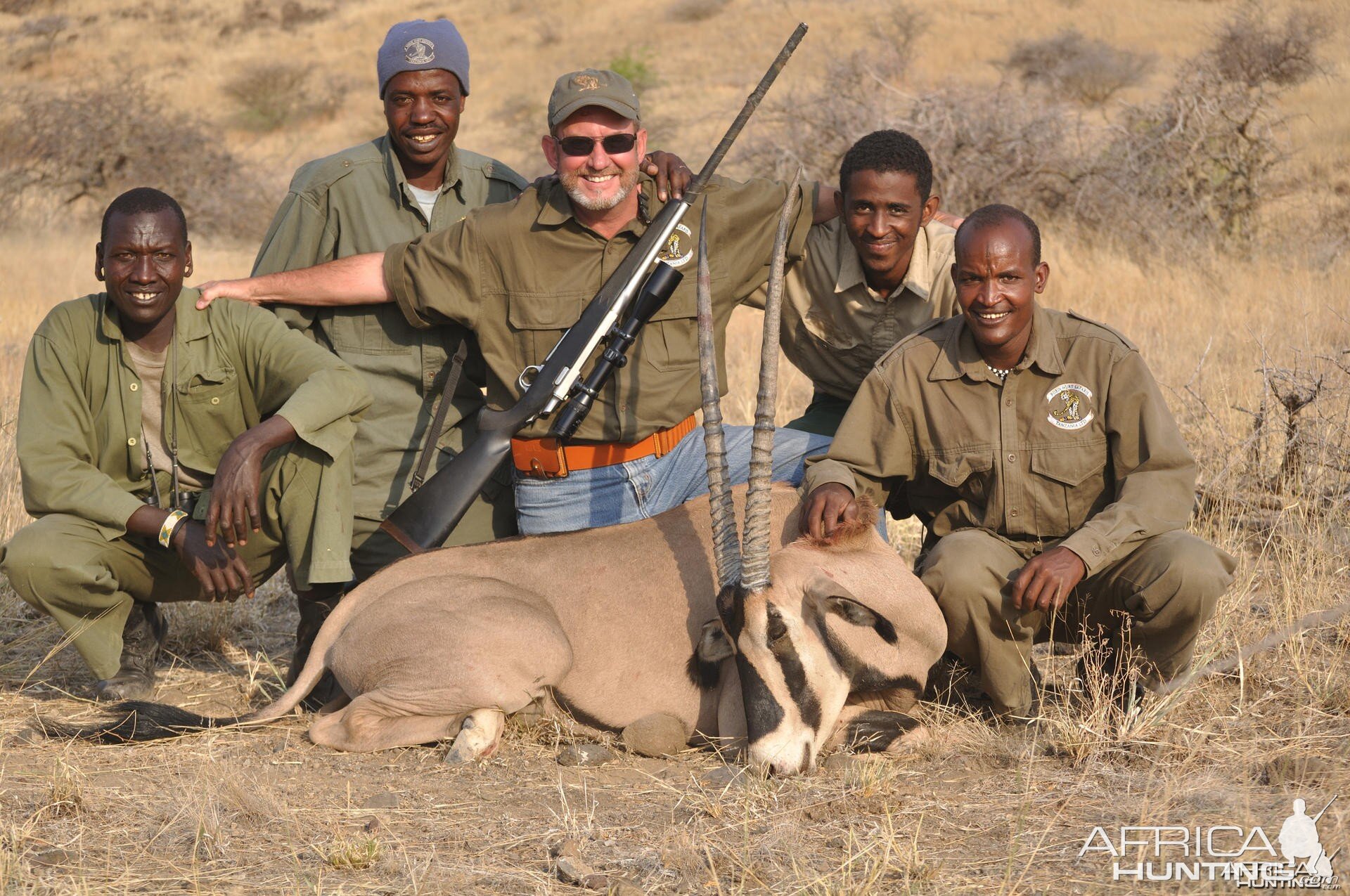 Hunting Finged Ear Oryx Tanzania