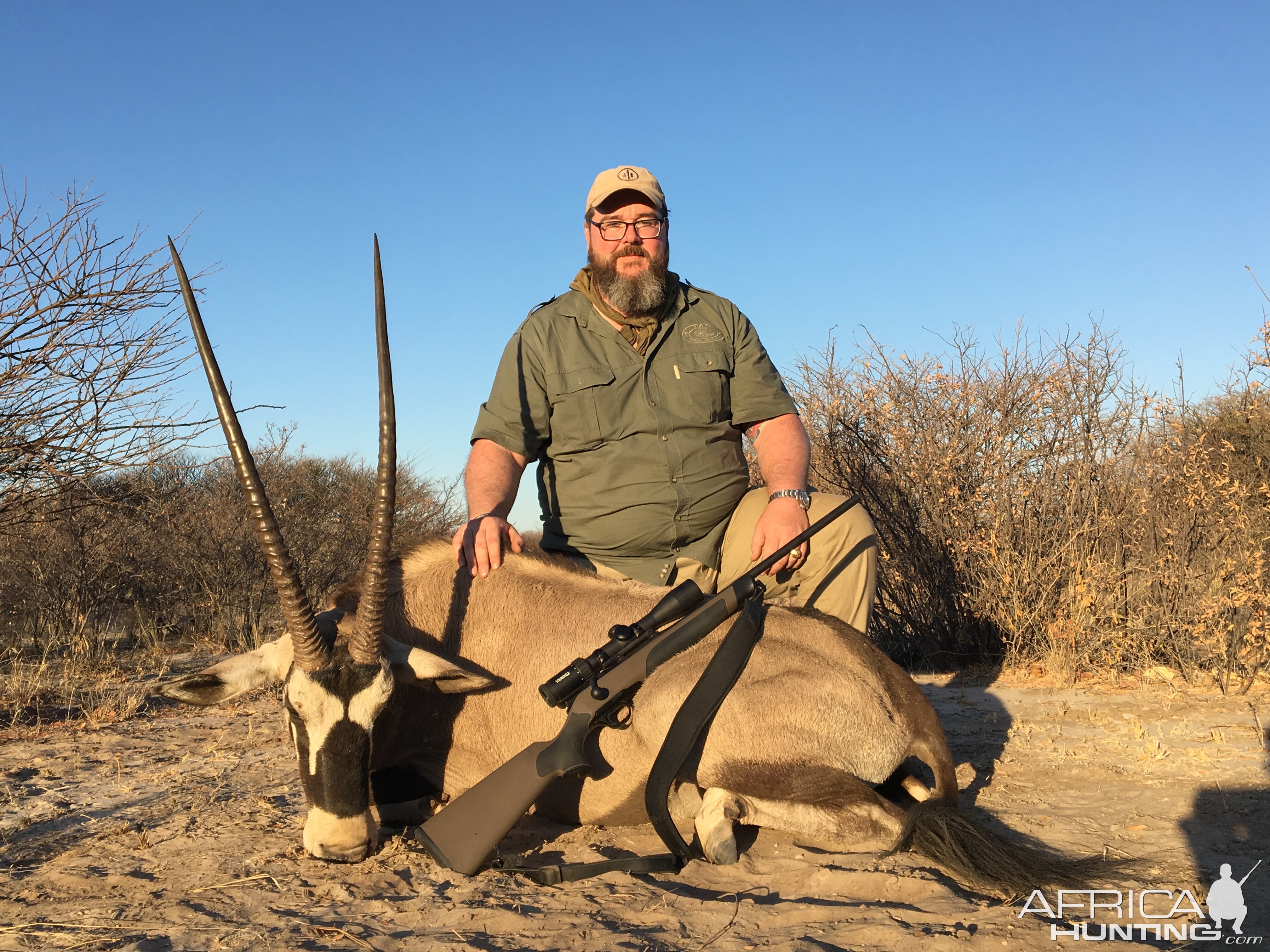 Hunting Gemsbok in Botswana