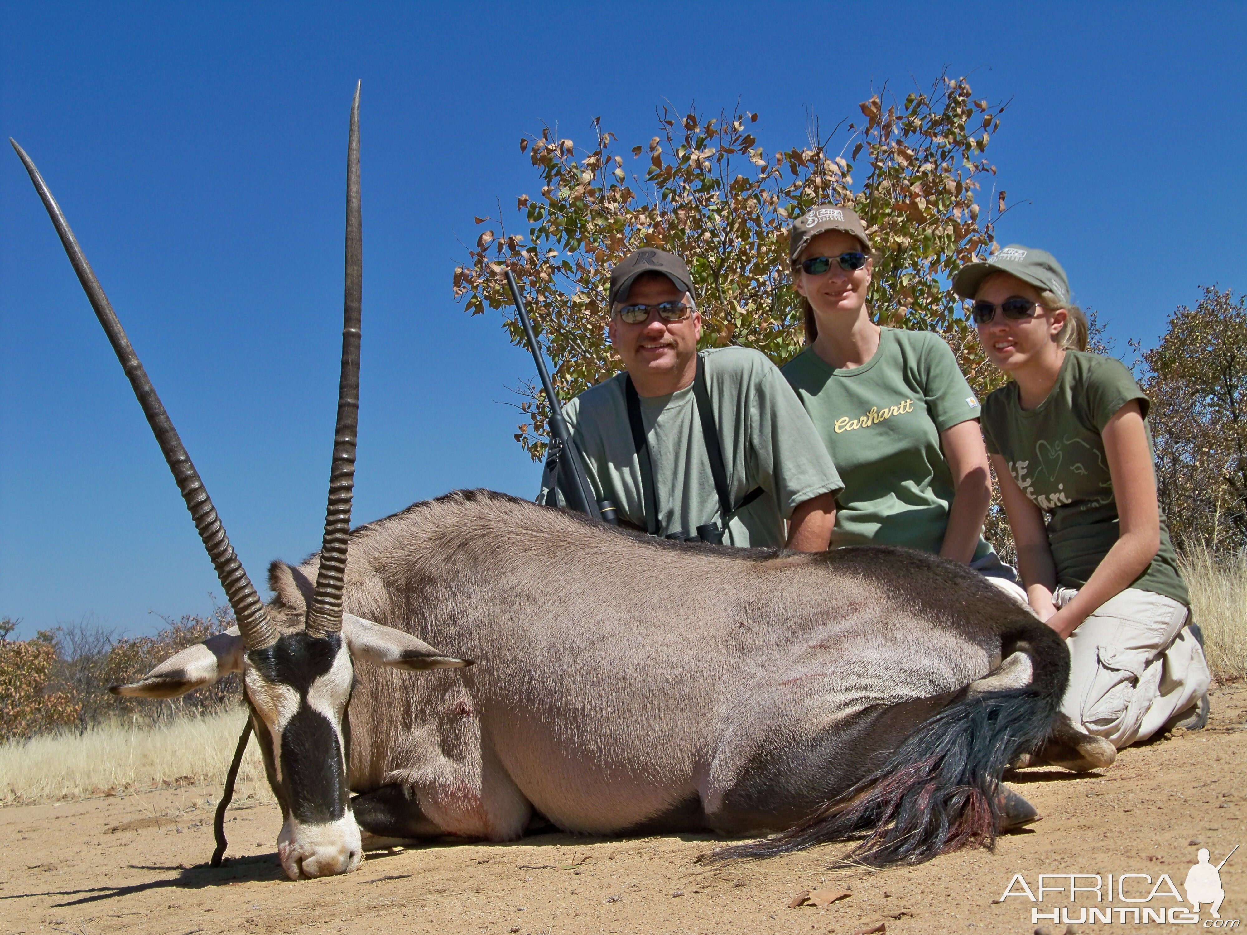 Hunting Gemsbok in Namibia