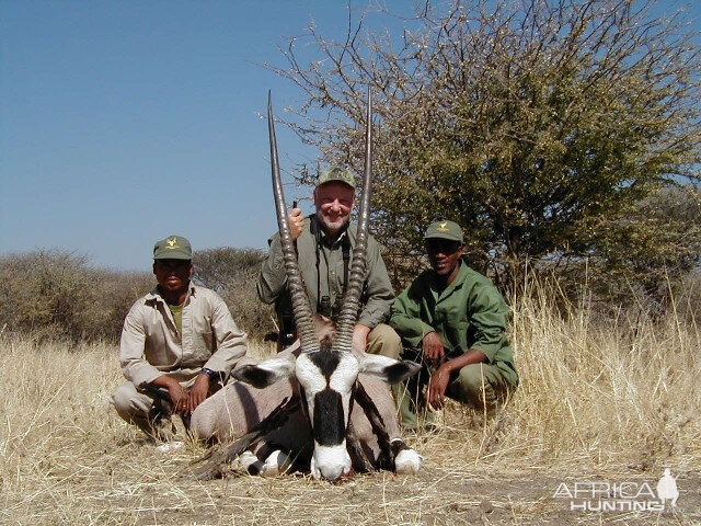 Hunting Gemsbok in Namibia