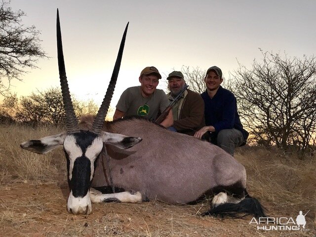 Hunting Gemsbok in South Africa