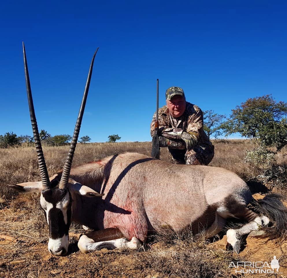 Hunting Gemsbok South Africa