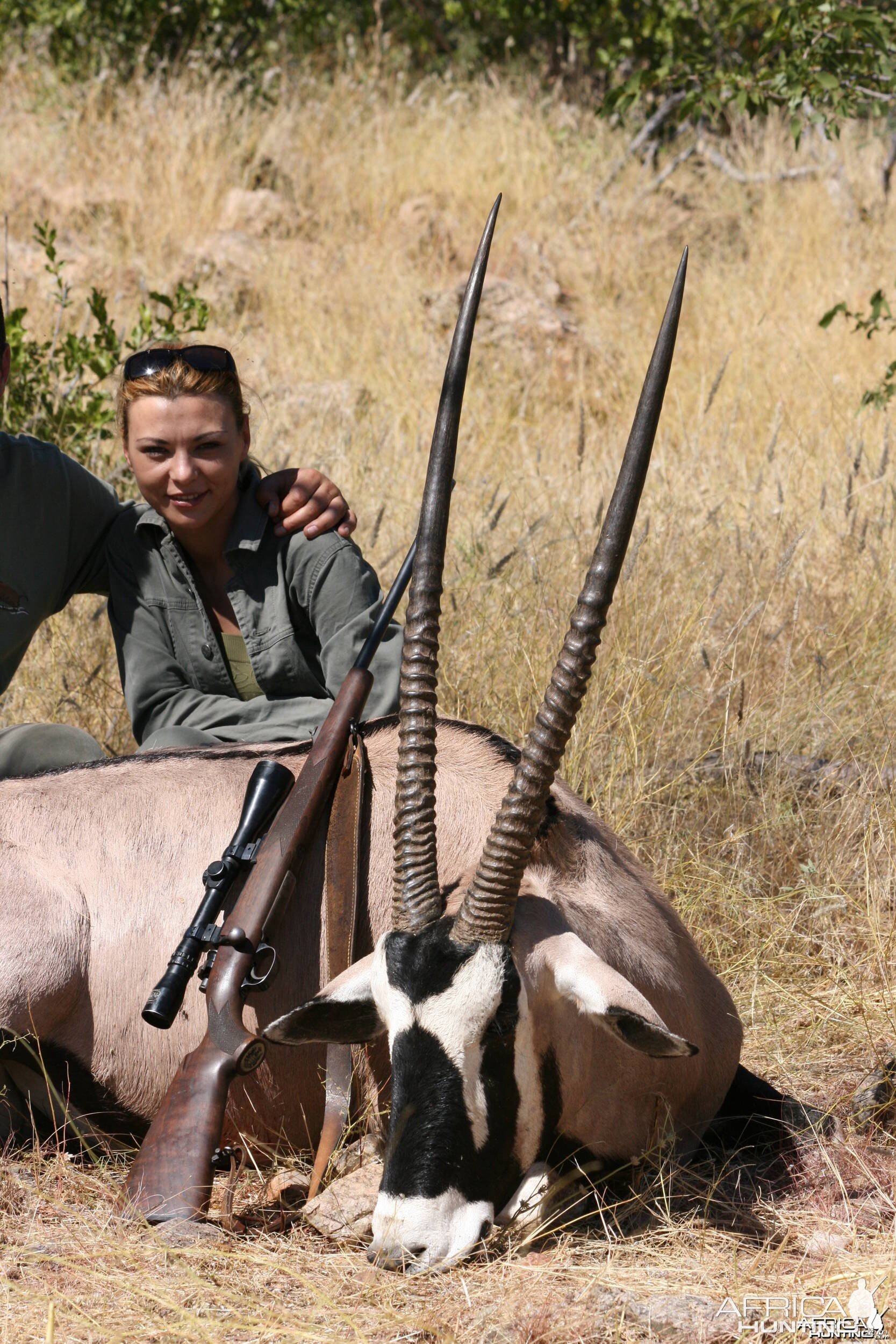 Hunting Gemsbok