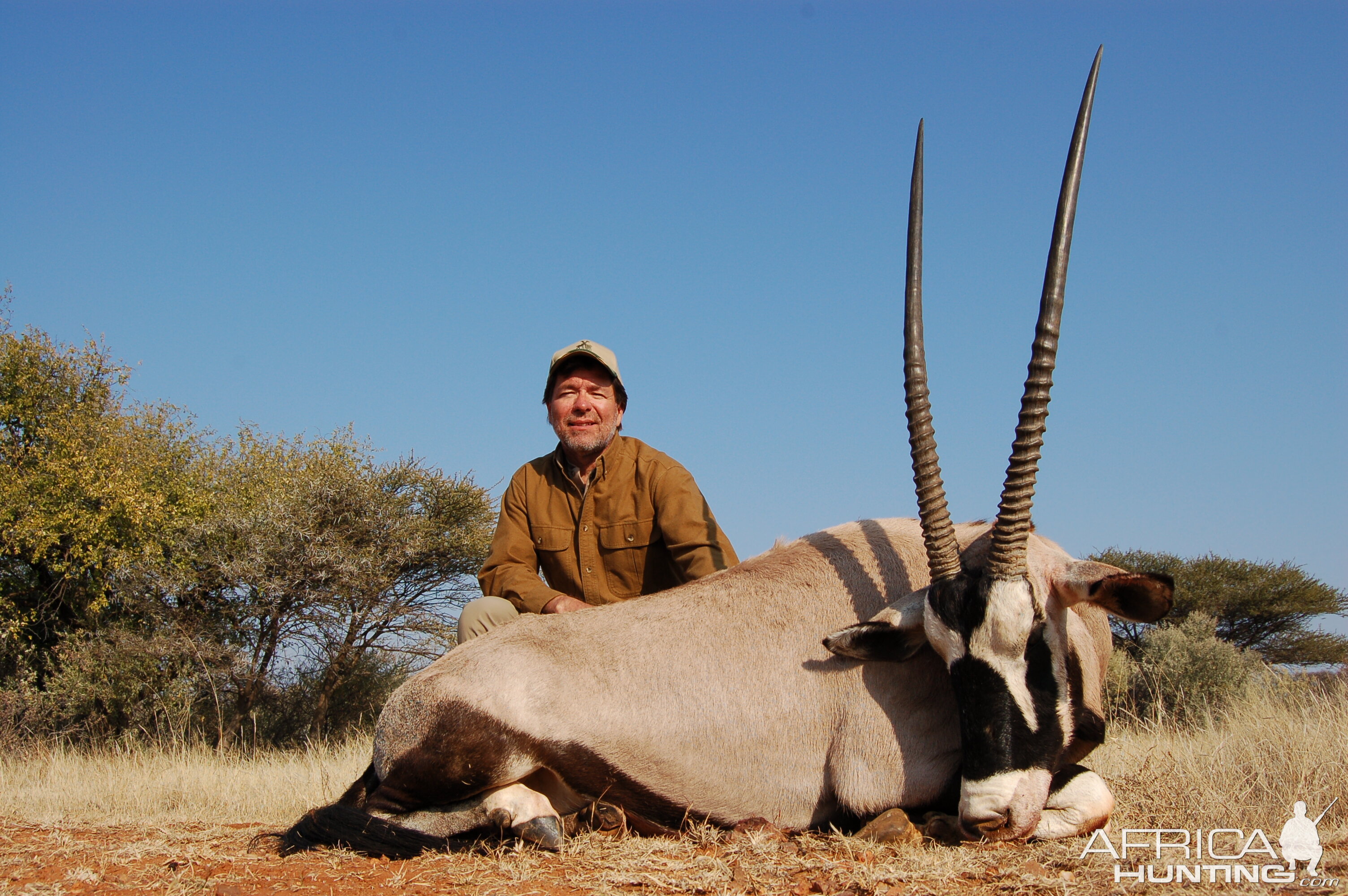 Hunting Gemsbuck with Wintershoek Johnny Vivier Safaris in SA