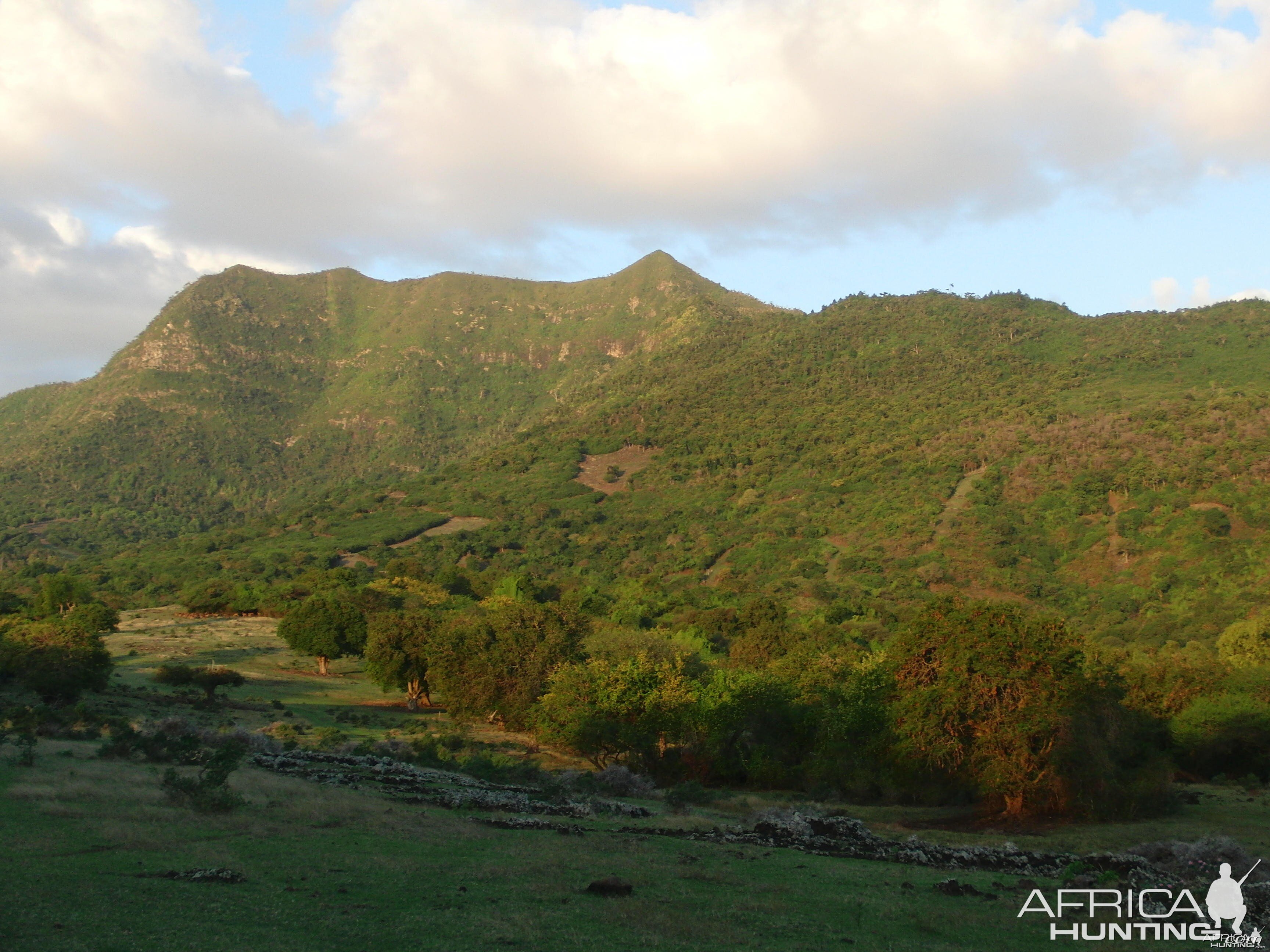 Hunting grounds overlook in Mauritius