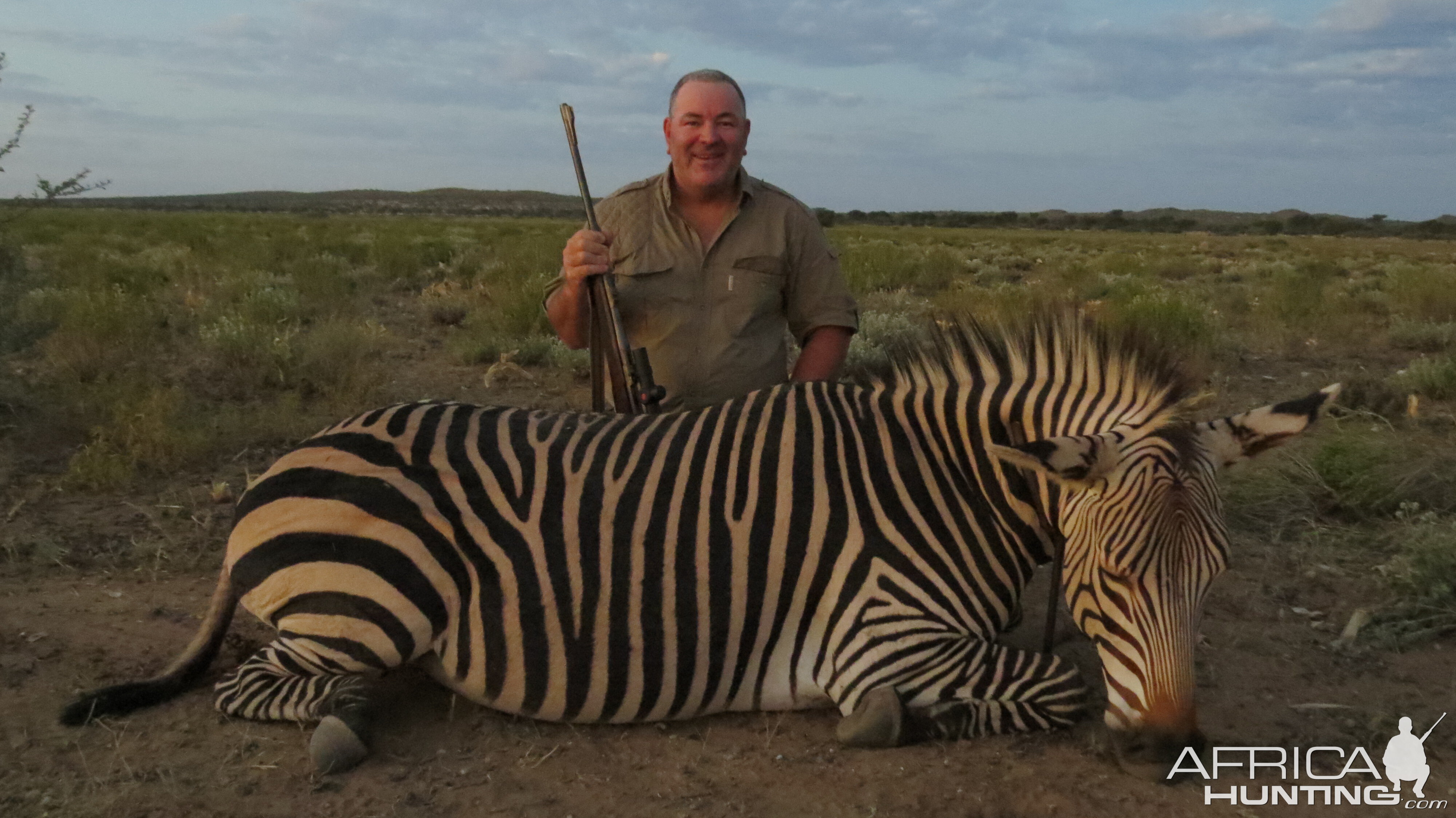 Hunting Hartmann Mountain Zebra Namibia