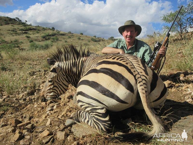 Hunting Hartmann's Mountain Zebra in Namibia