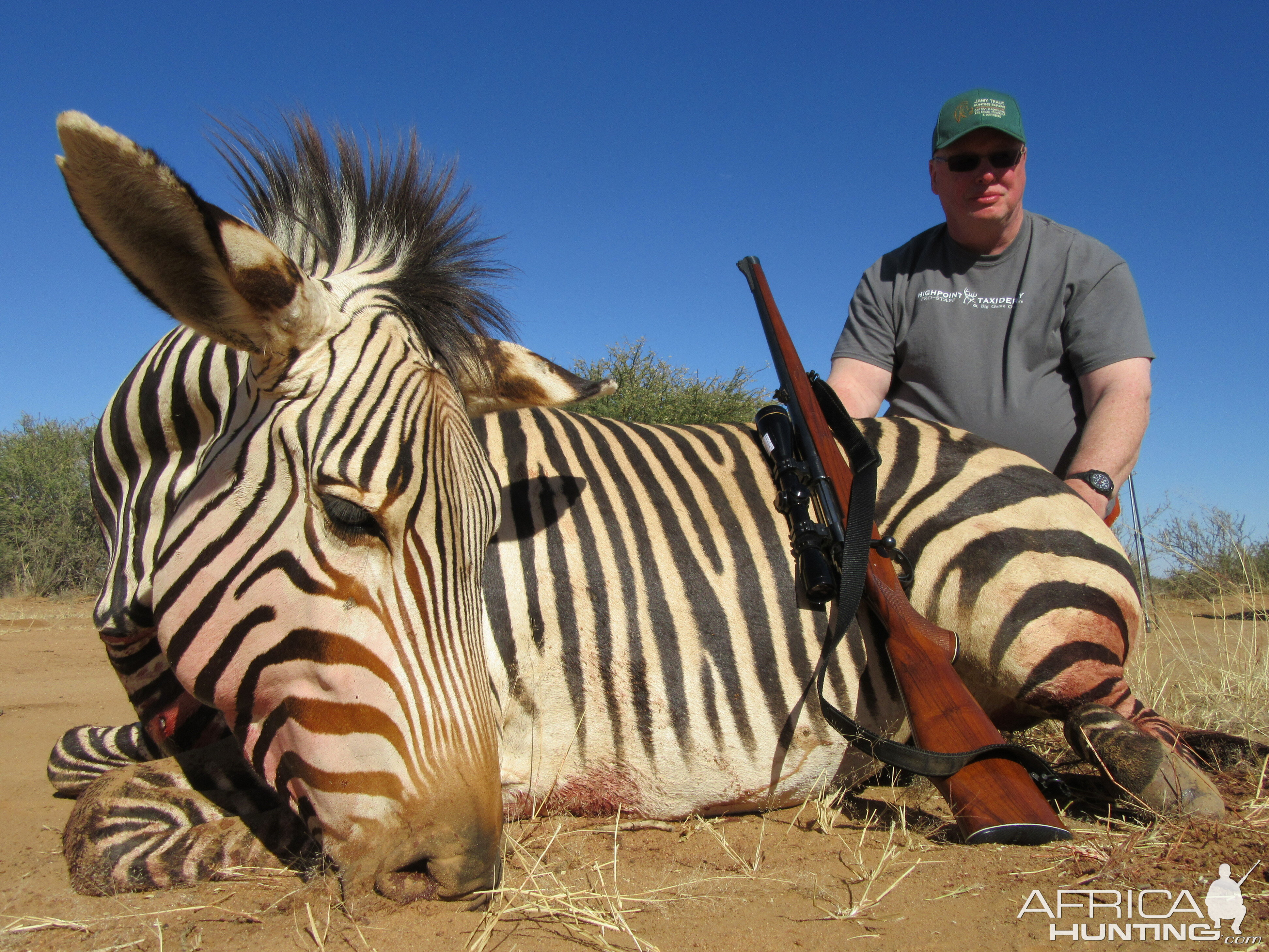 Hunting Hartmann's Moutain Zebra in Namibia