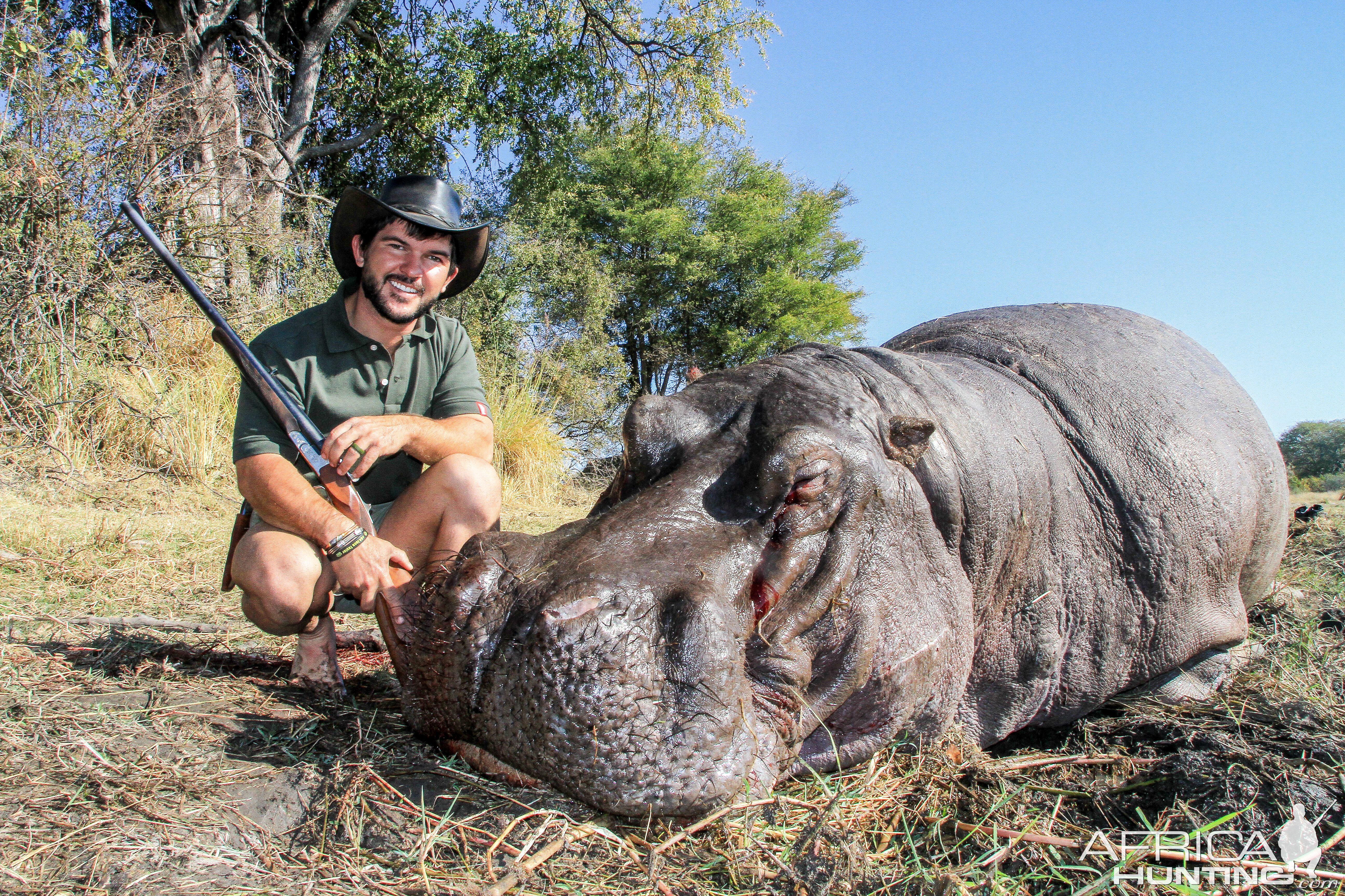 Hunting Hippo in Namibia