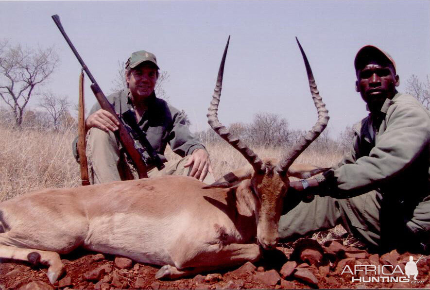 Hunting Impala with Wintershoek Johnny Vivier Safaris in SA