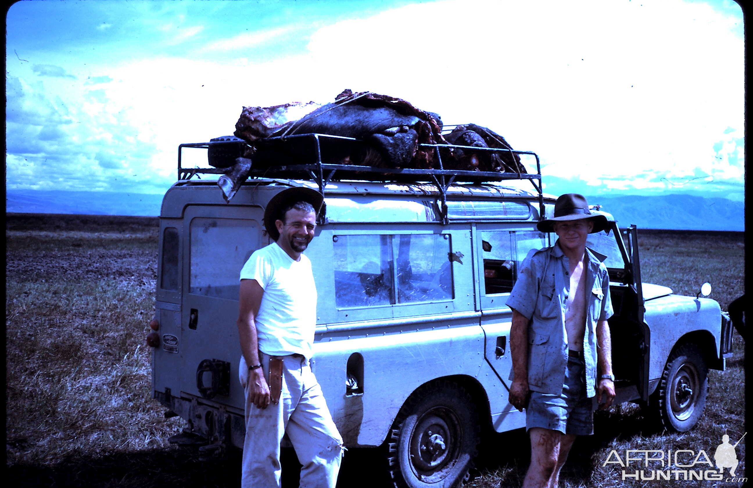 Hunting in Tanzania during 60's