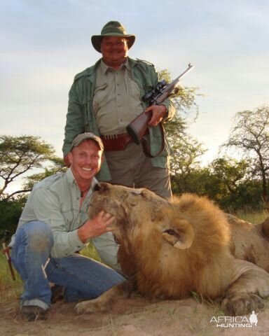 Hunting Lion Tanzania