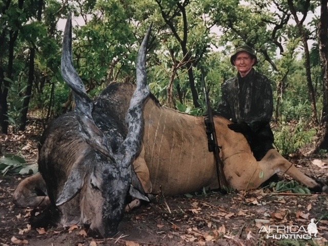 Hunting Lord Derby Eland in Central African Republic