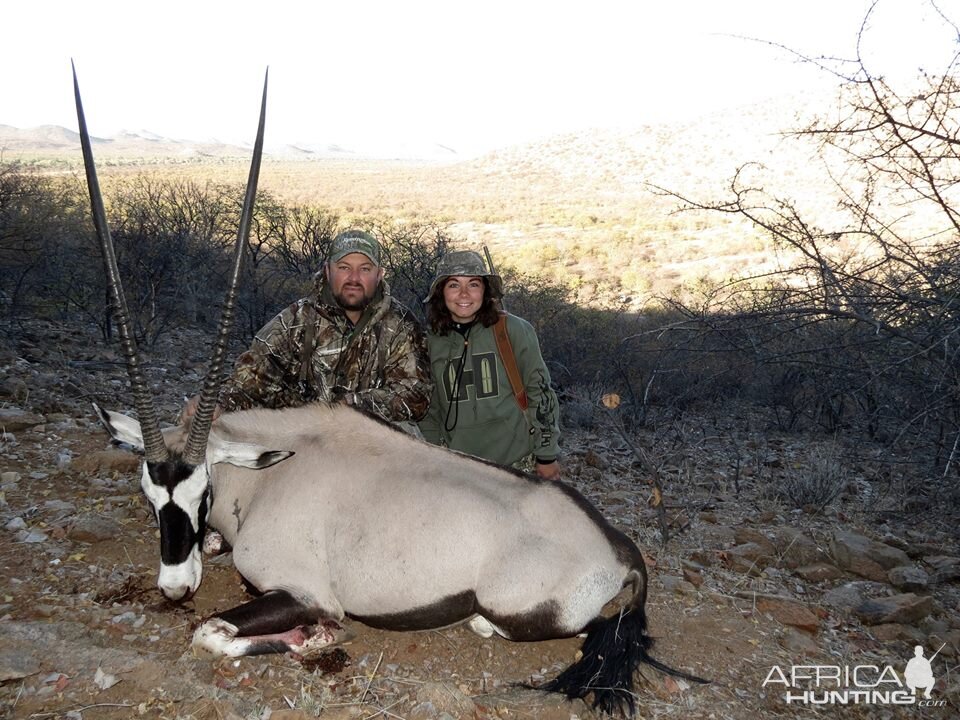 Hunting Oryx Namibia