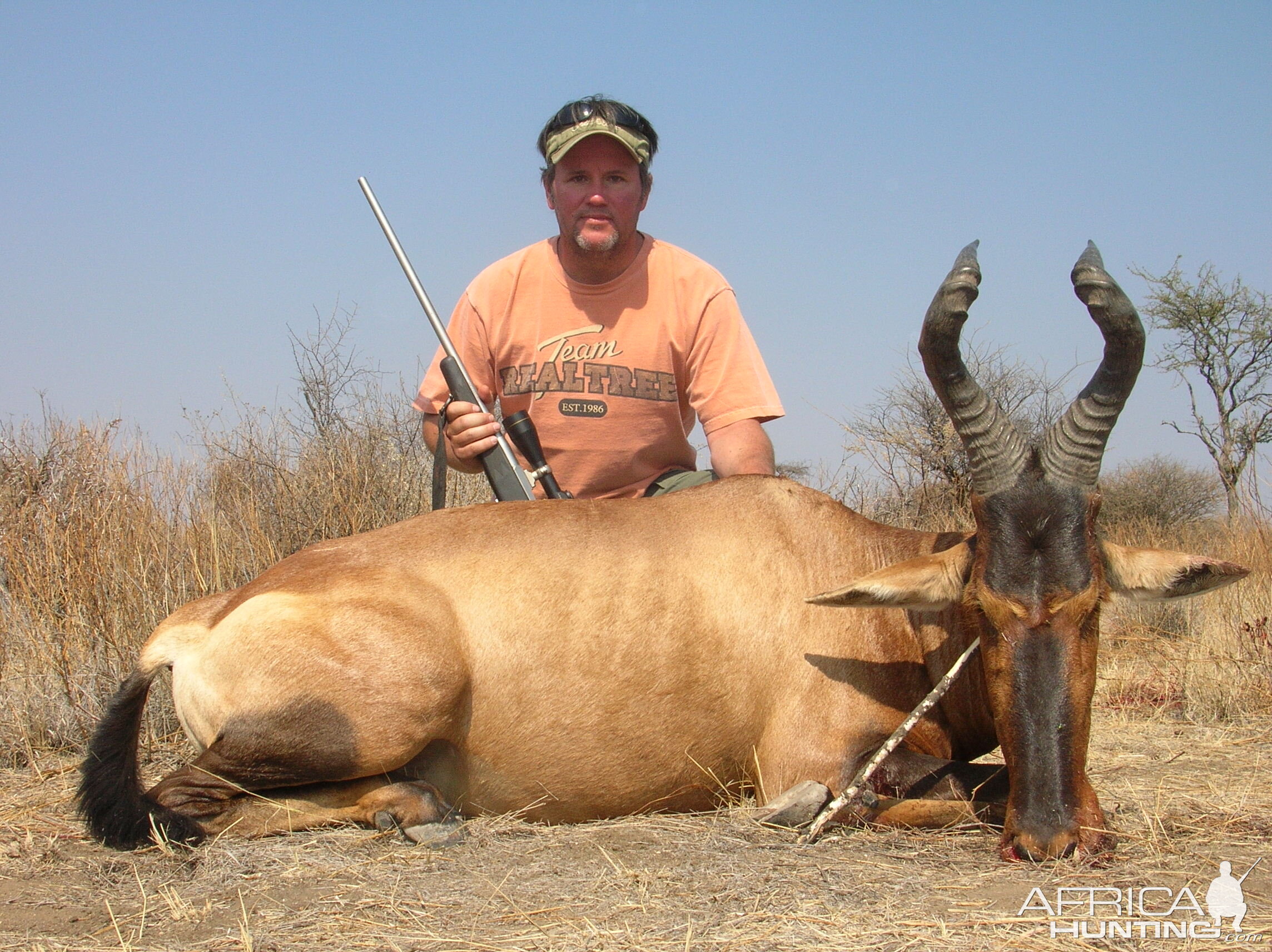 Hunting Red Hartebeest in Namibia