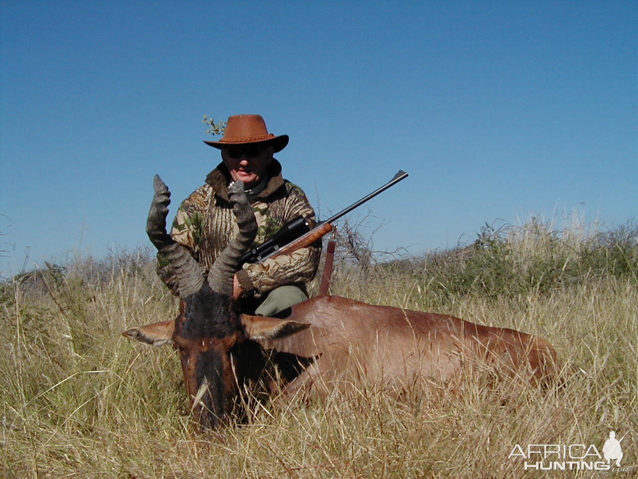 Hunting Red Hartebeest in Namibia