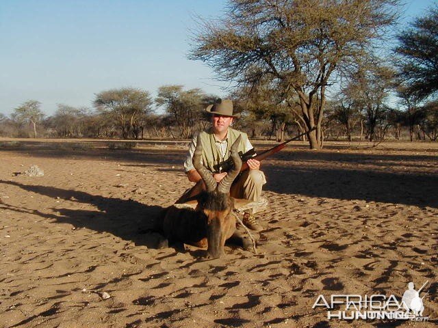 Hunting Red Hartebeest in Namibia