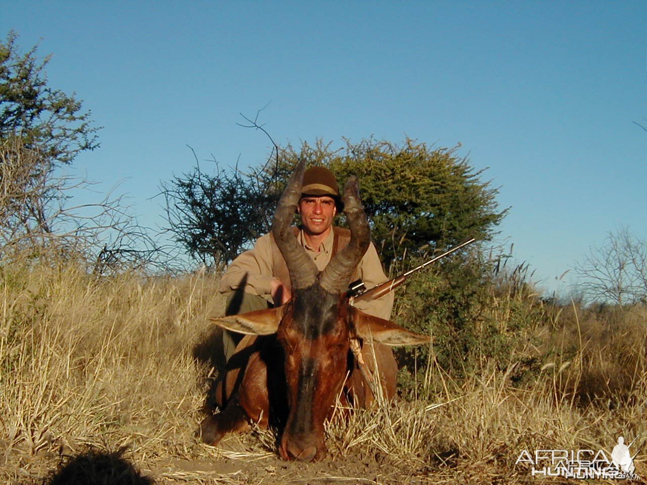 Hunting Red Hartebeest in Namibia