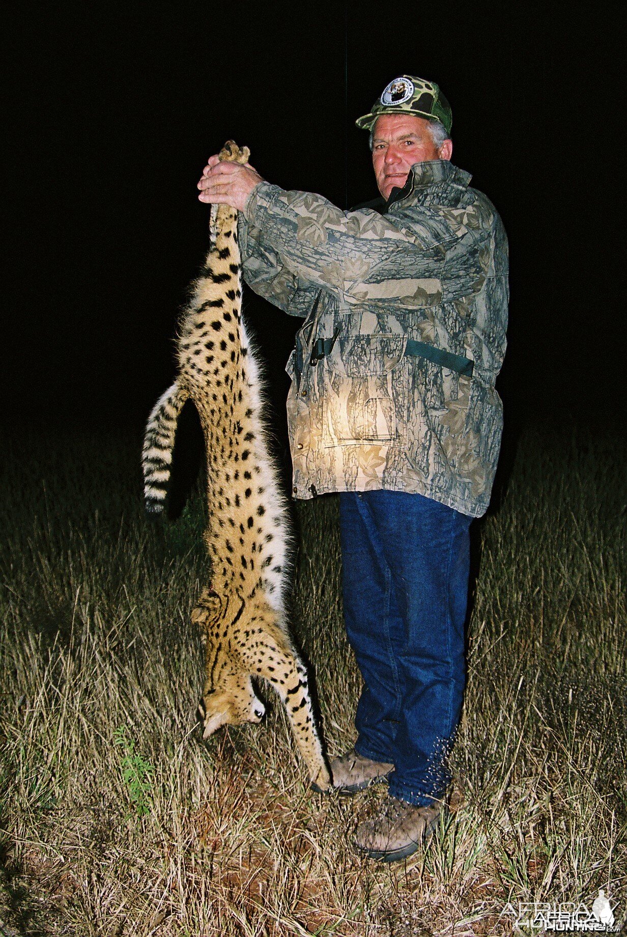 Hunting Serval with Wintershoek Johnny Vivier Safaris in SA