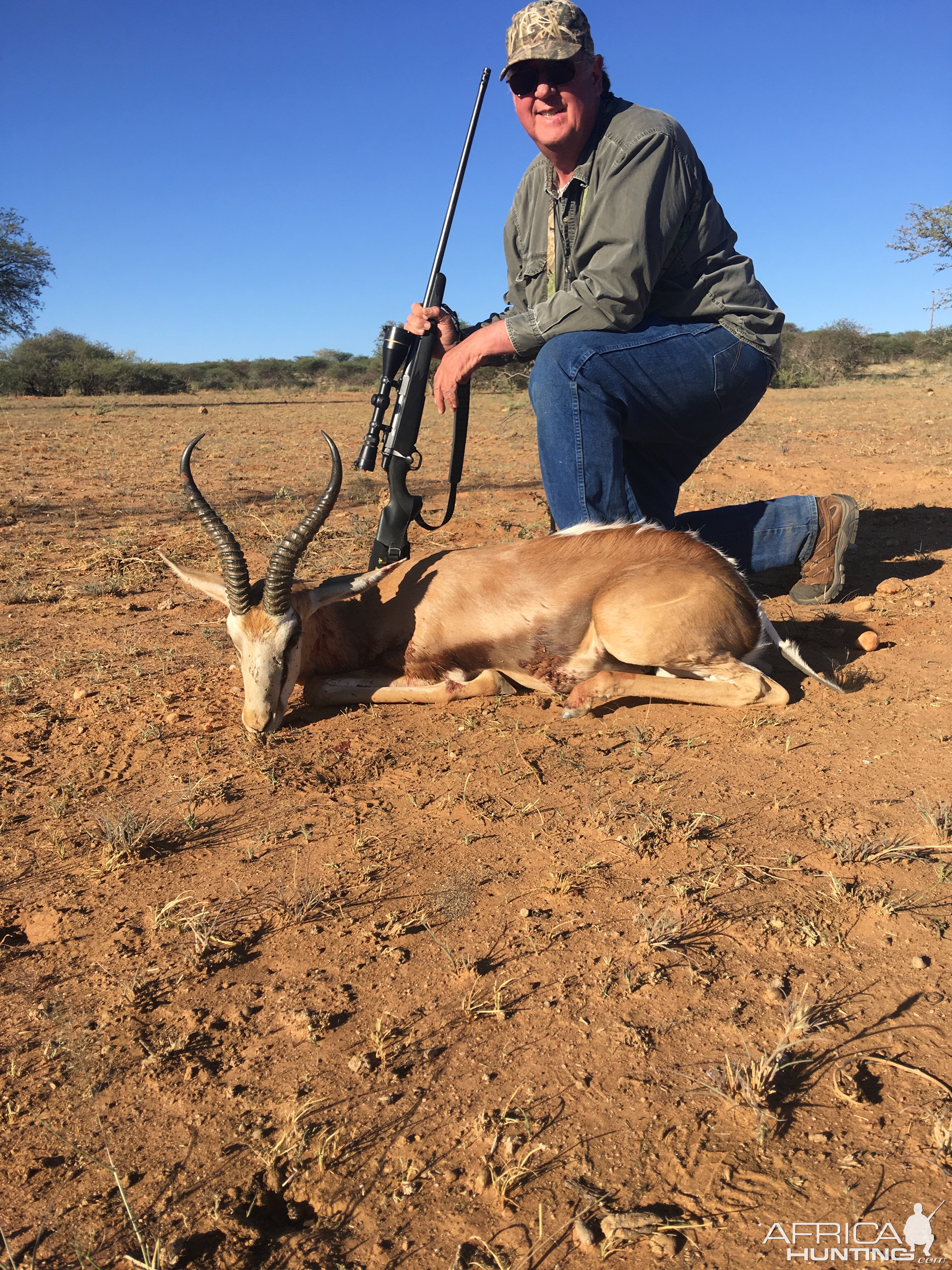 Hunting Springbok in Namibia
