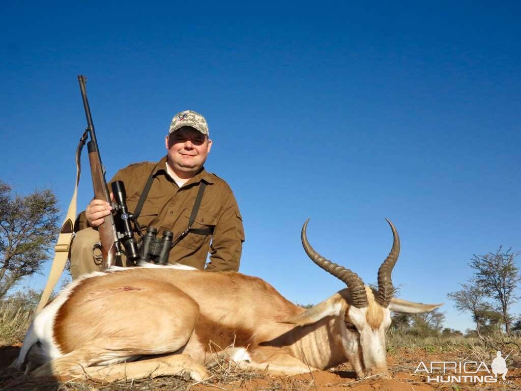 Hunting Springbok in Namibia