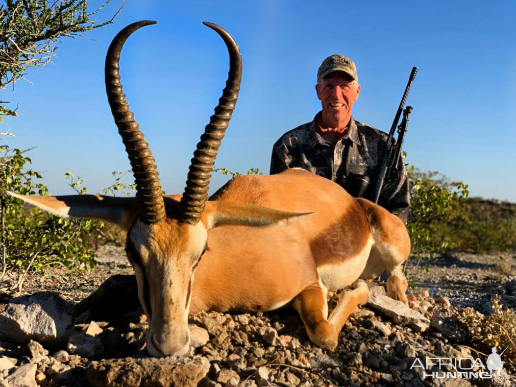 Hunting Springbok in Namibia