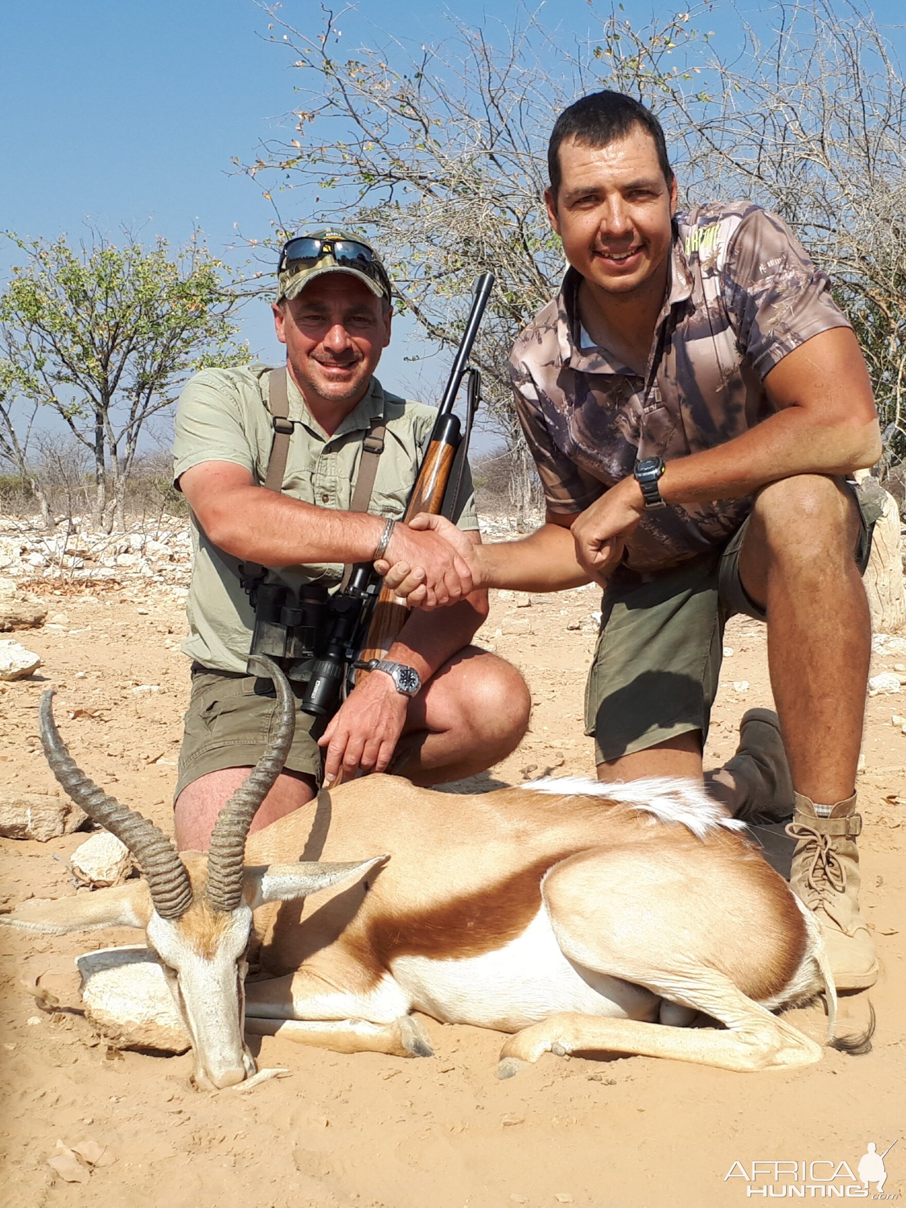 Hunting Springbok in Namibia