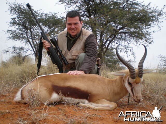 Hunting Springbok in South Africa - Ram 12 inches long