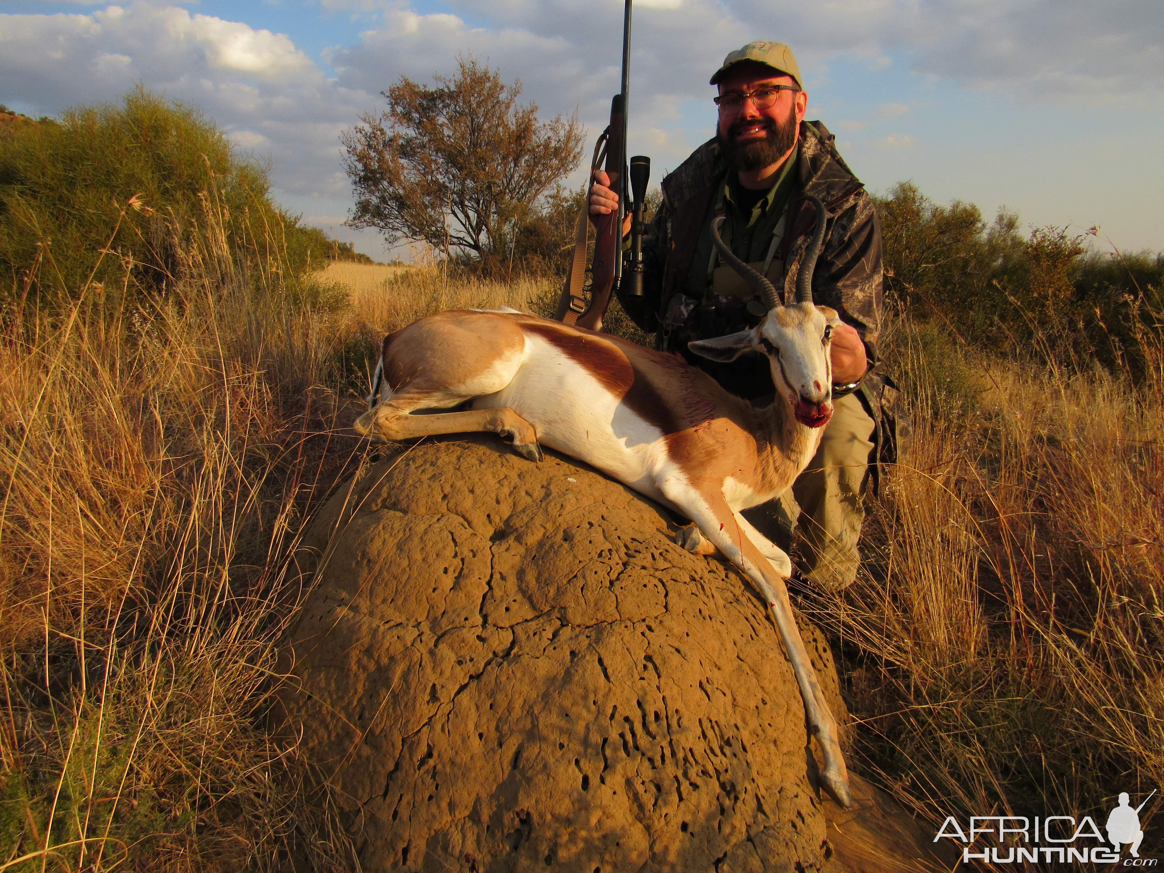 Hunting Springbok in South Africa