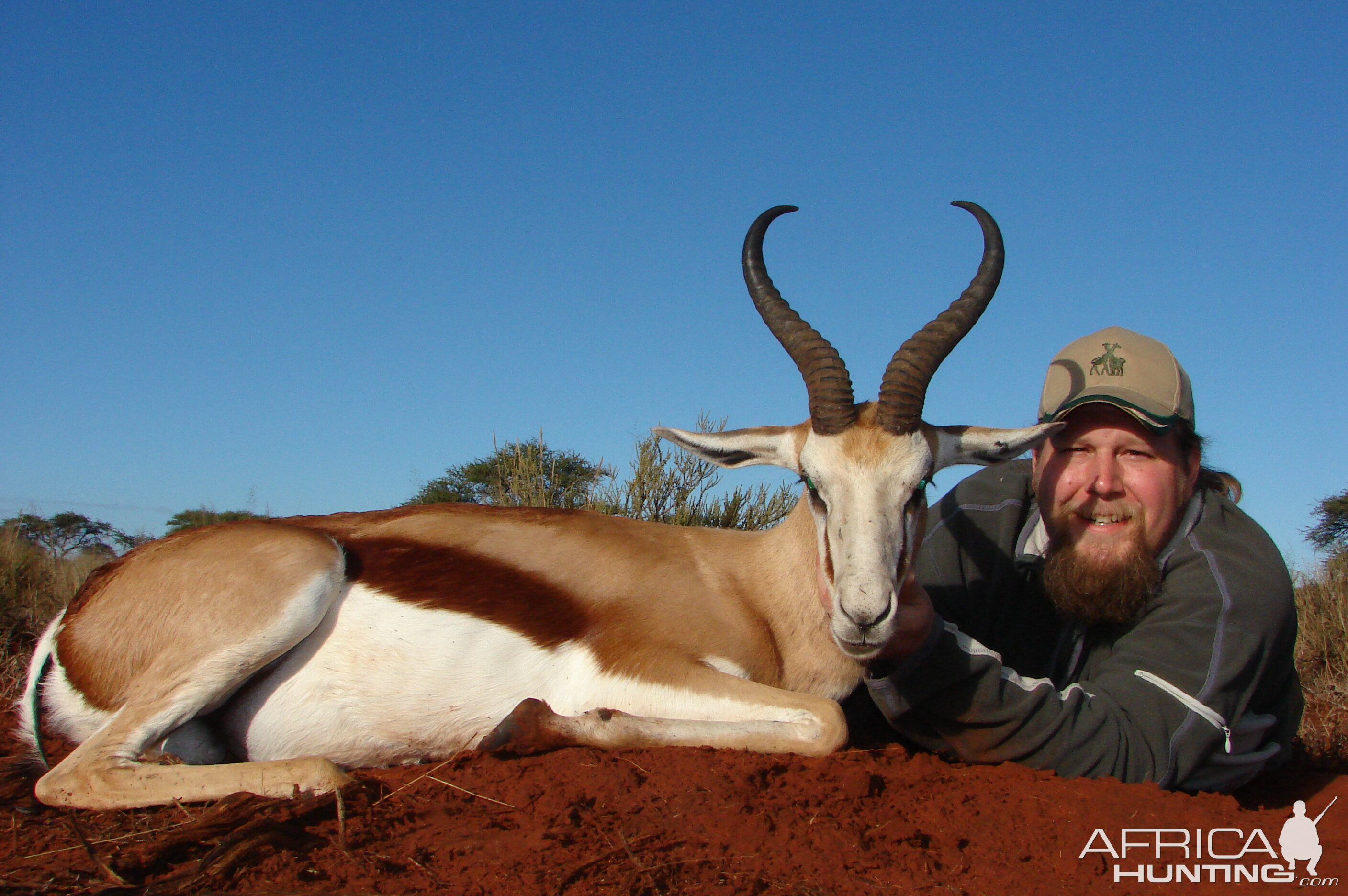 Hunting Springbuck with Wintershoek Johnny Vivier Safaris in SA