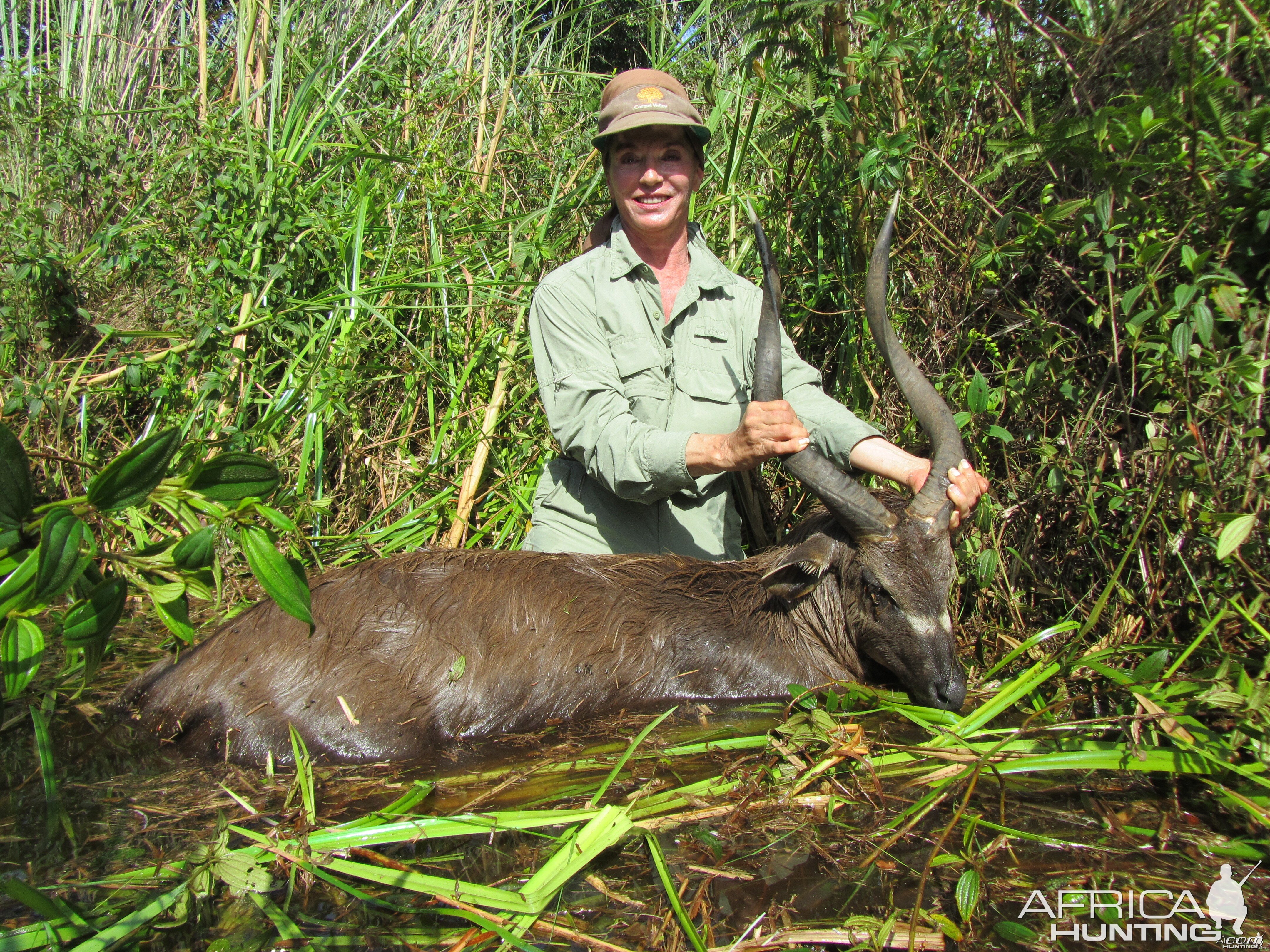 Hunting Ssese Island Sitatunga in Uganda