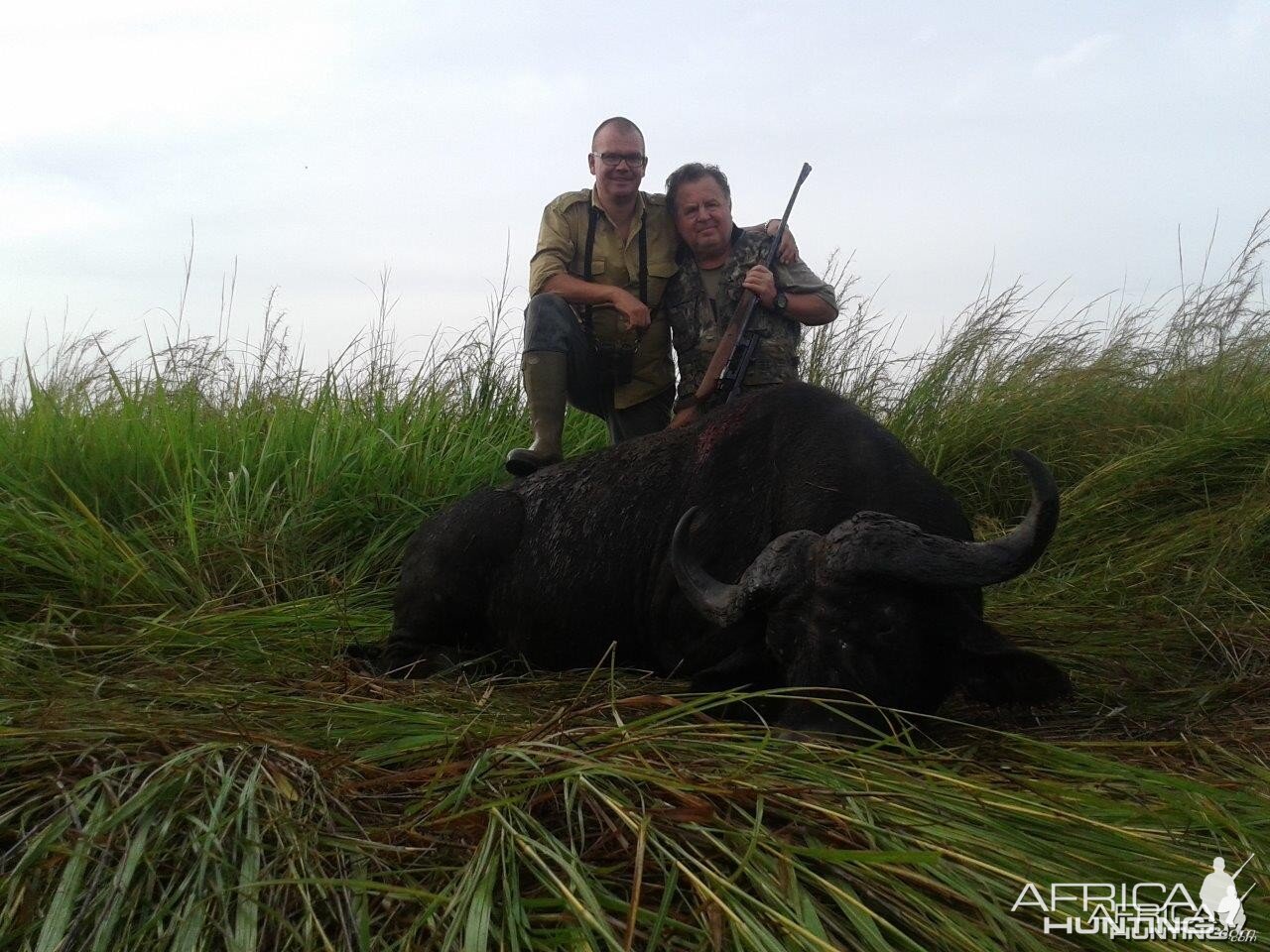 Hunting Uganda Nile buffalo