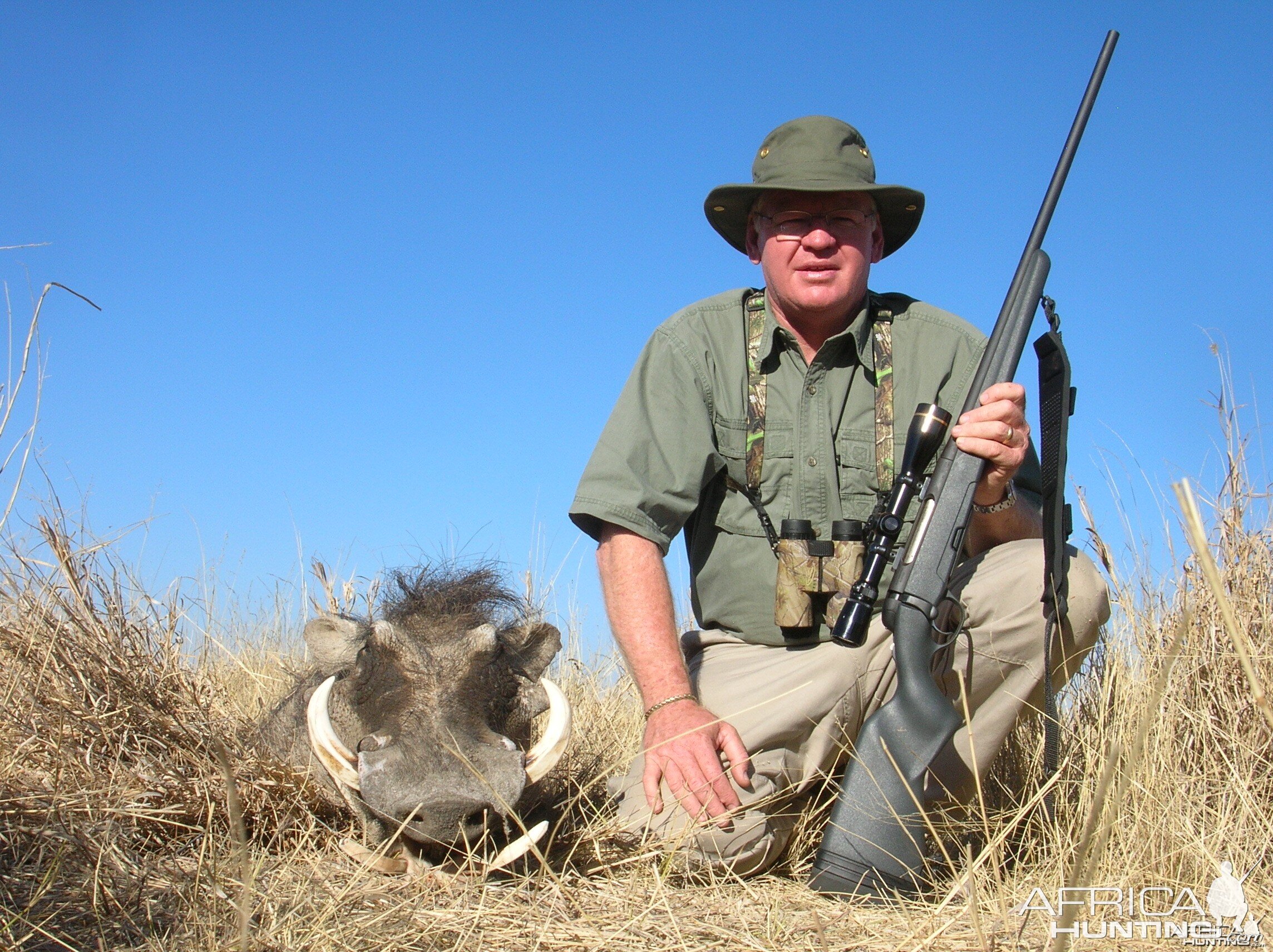 Hunting Warthog in Namibia