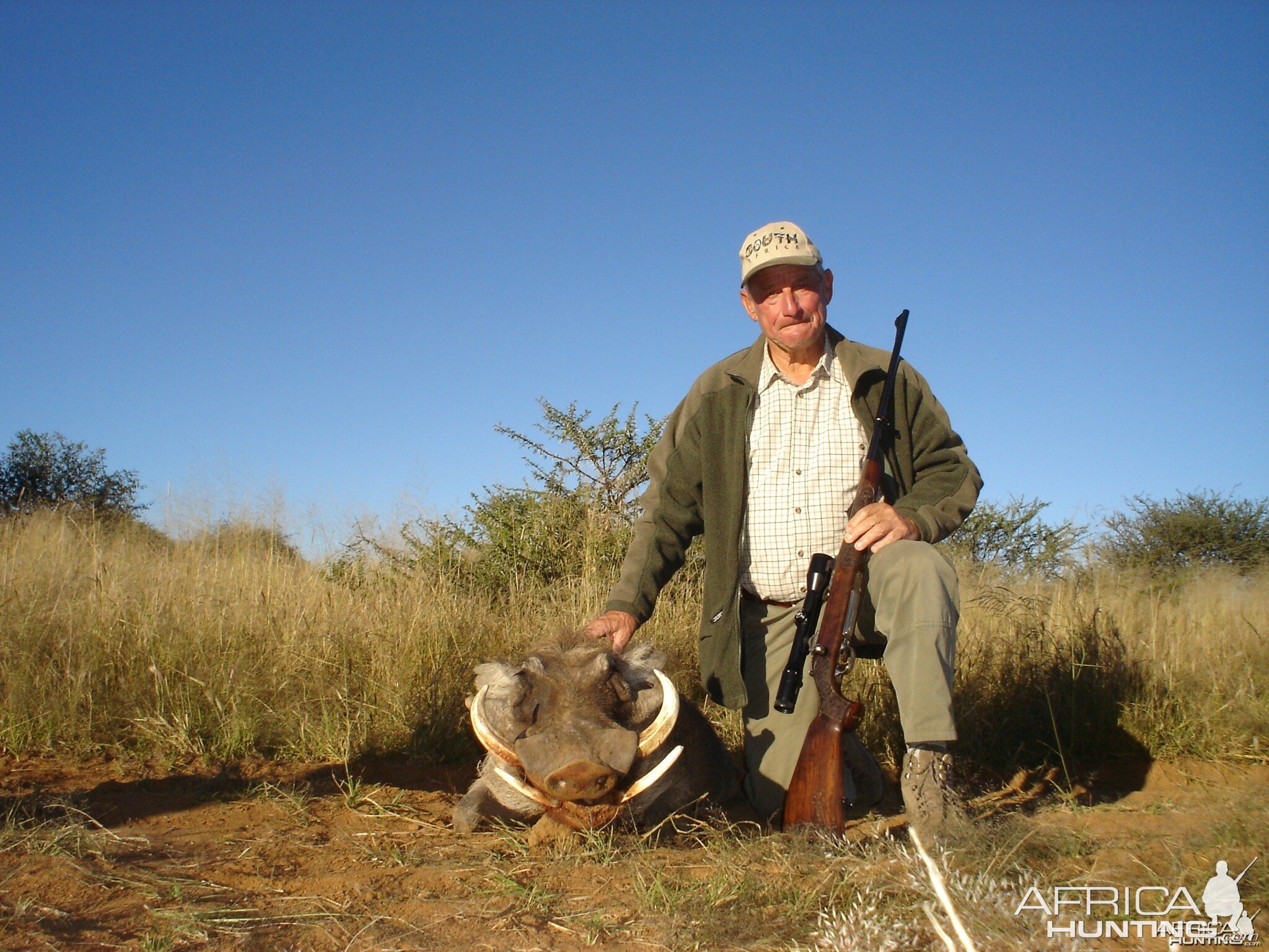 Hunting Warthog in Namibia