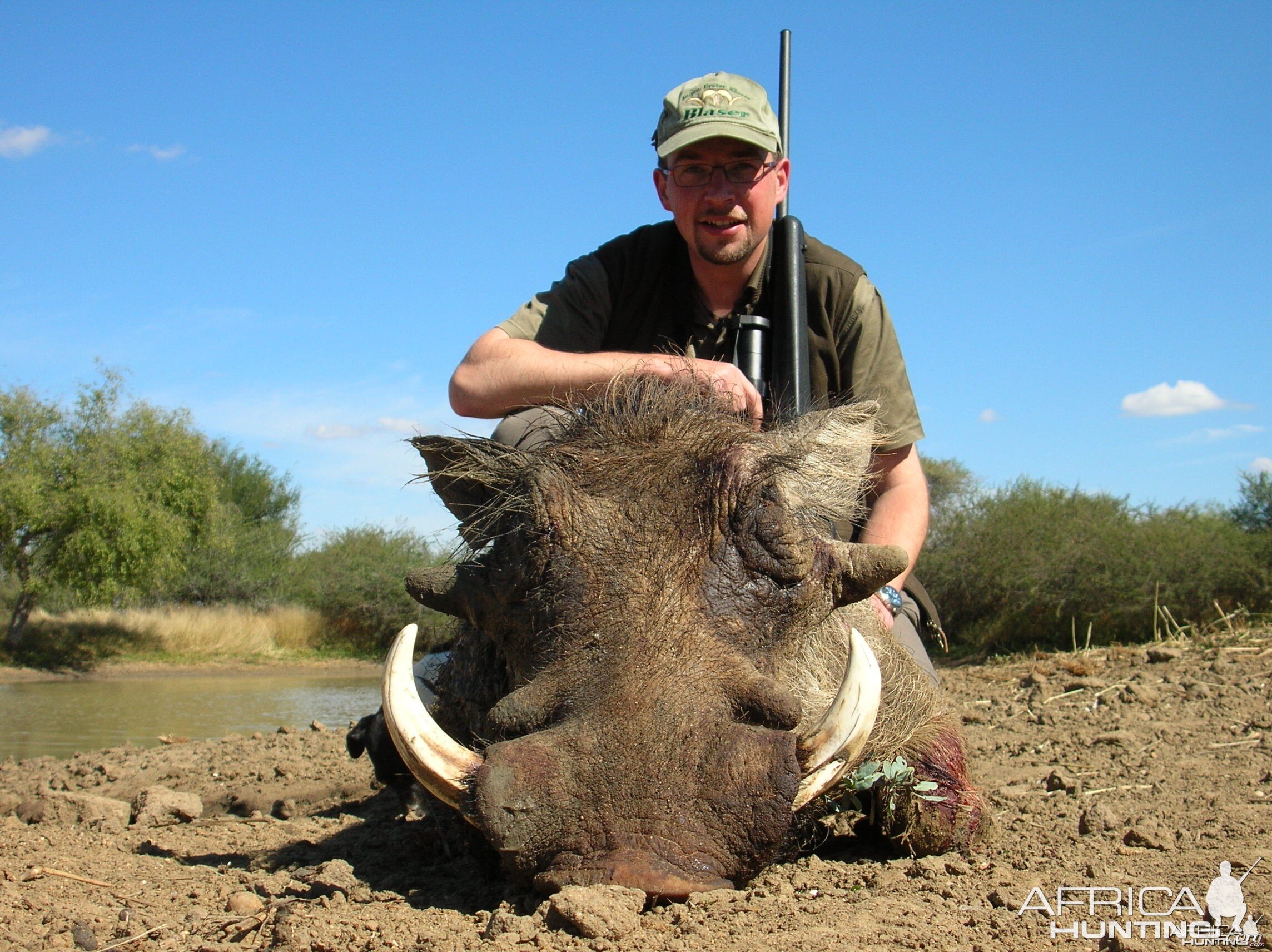 Hunting Warthog in Namibia