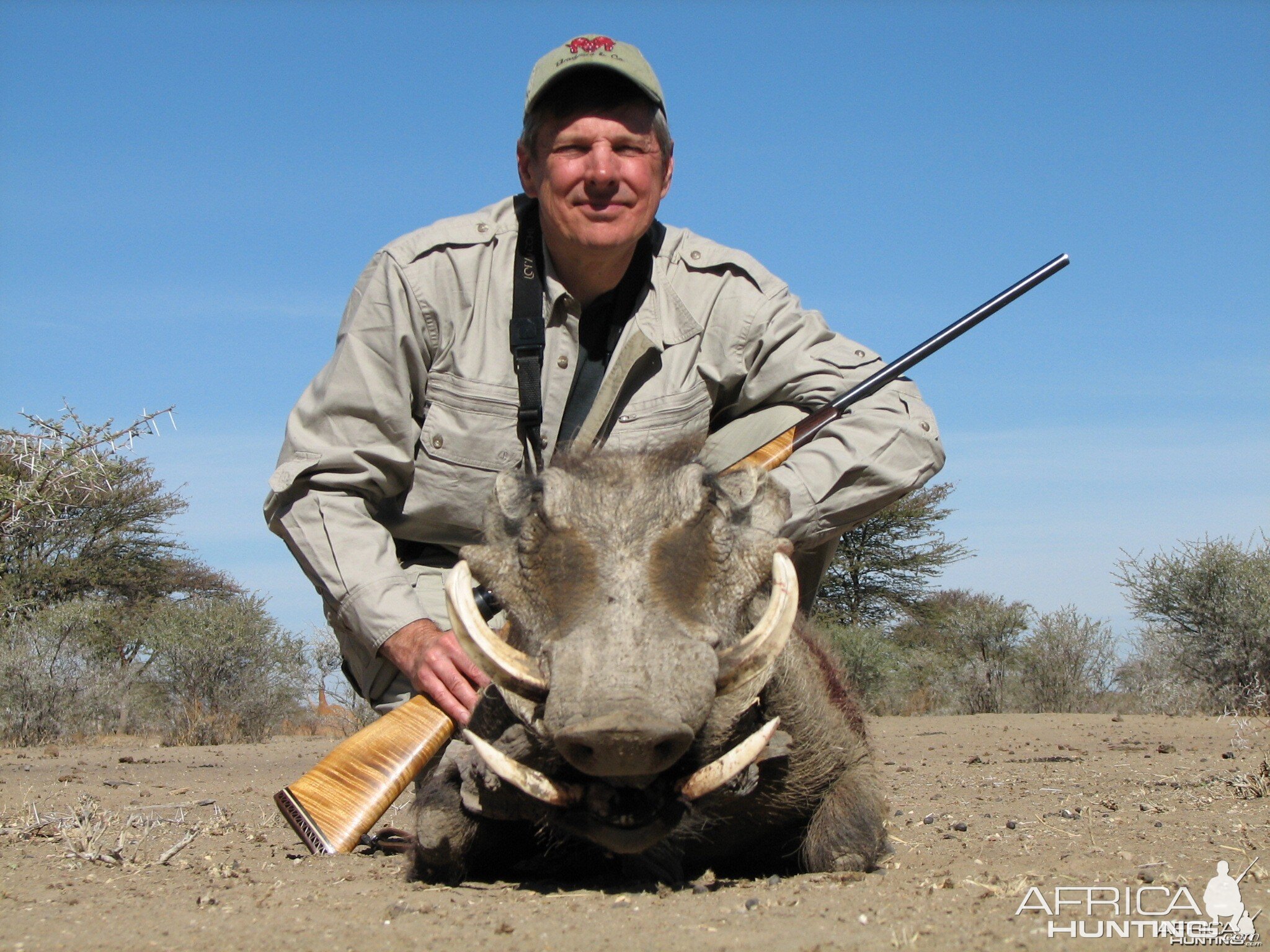 Hunting Warthog in Namibia