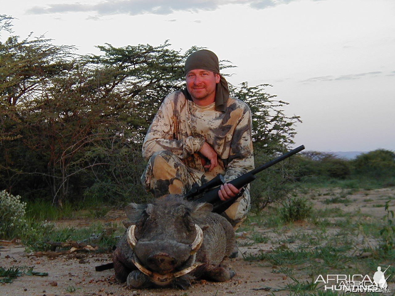 Hunting Warthog in Namibia