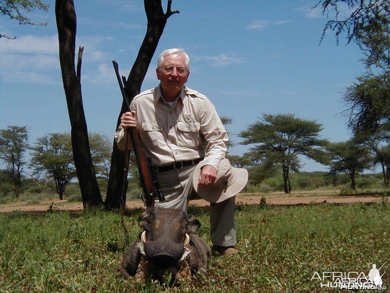 Hunting Warthog in Namibia