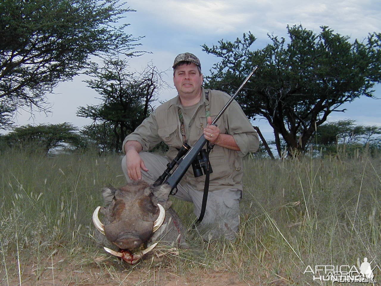 Hunting Warthog in Namibia