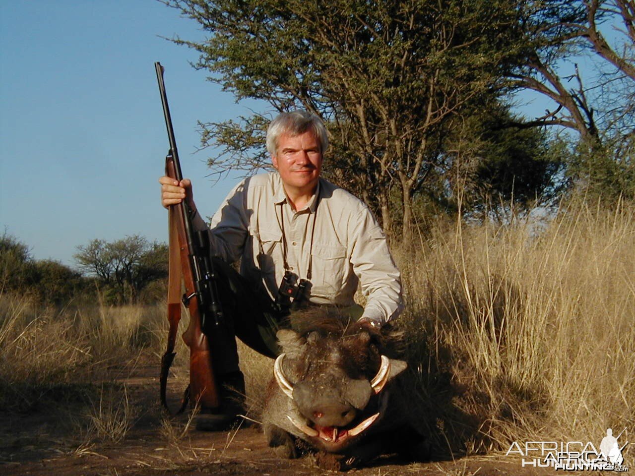 Hunting Warthog in Namibia