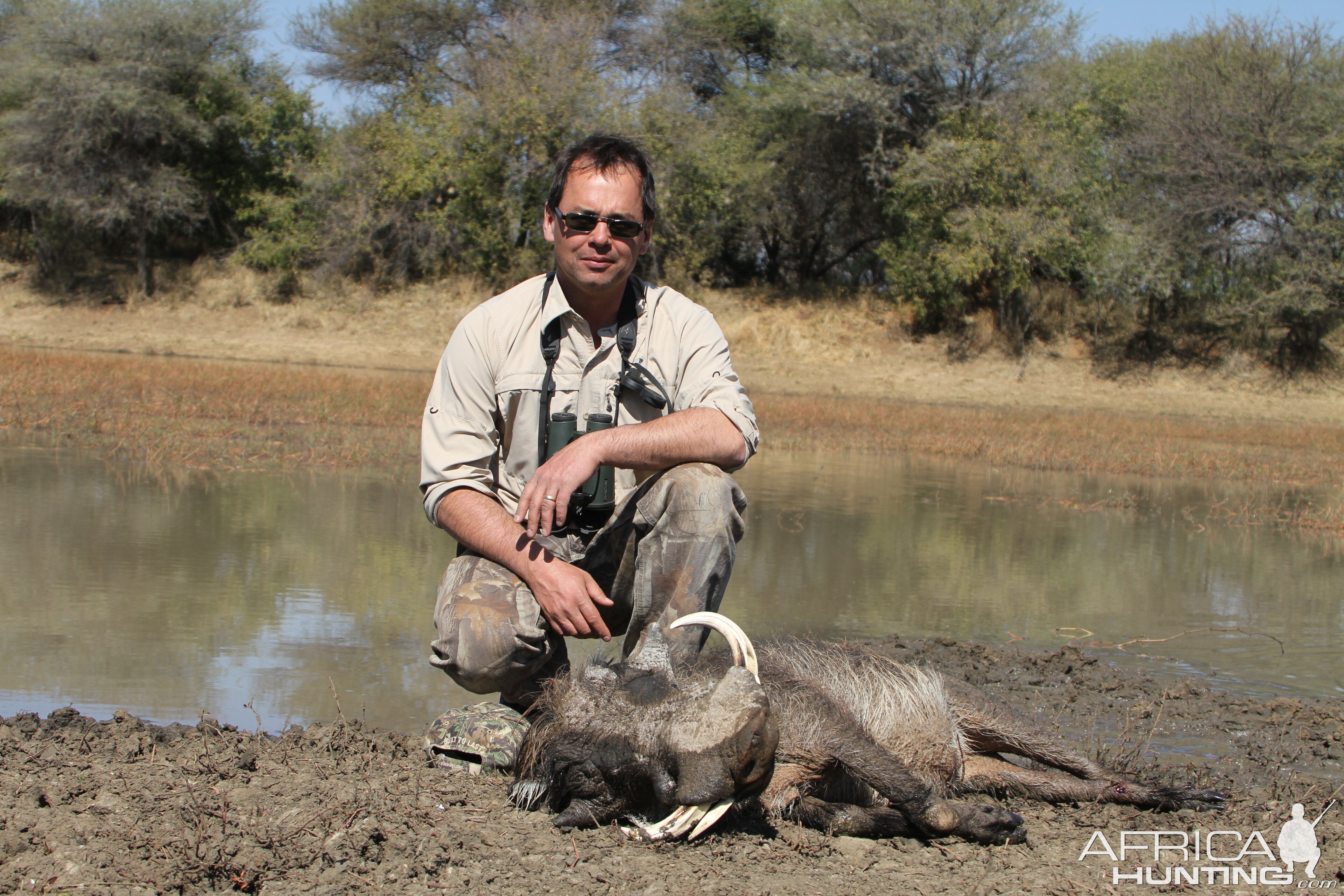 Hunting Warthog in Namibia