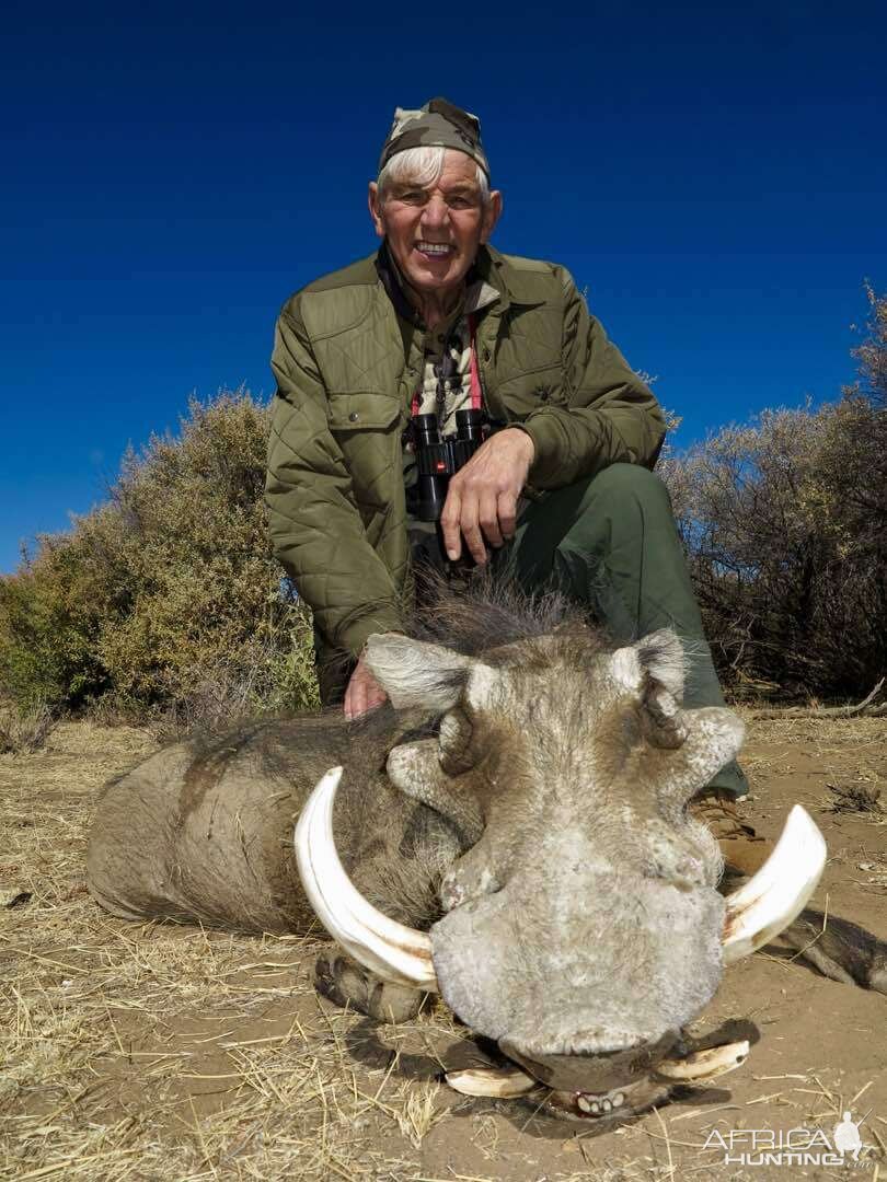 Hunting Warthog in Namibia