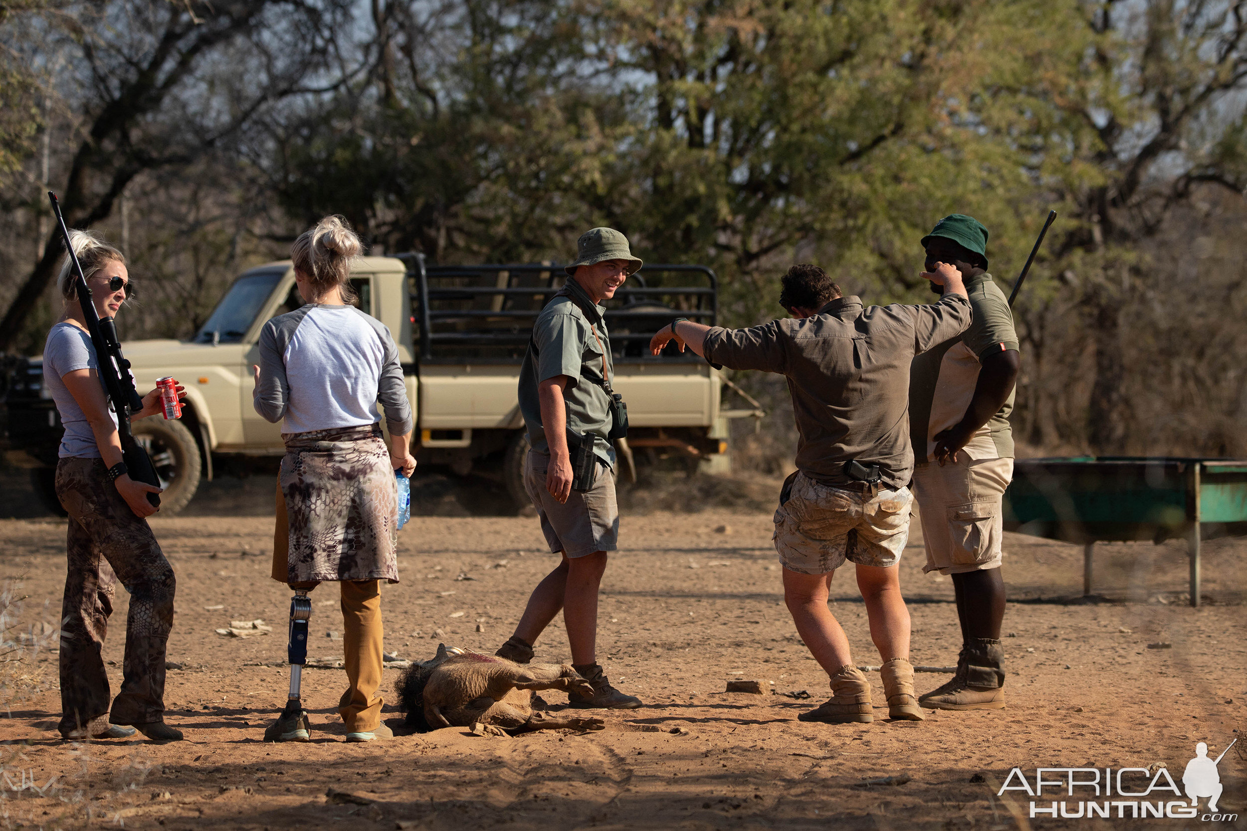 Hunting Warthog South Africa