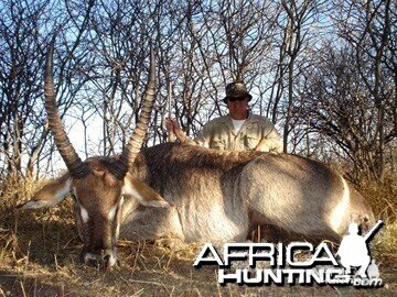 Hunting Waterbuck Namibia