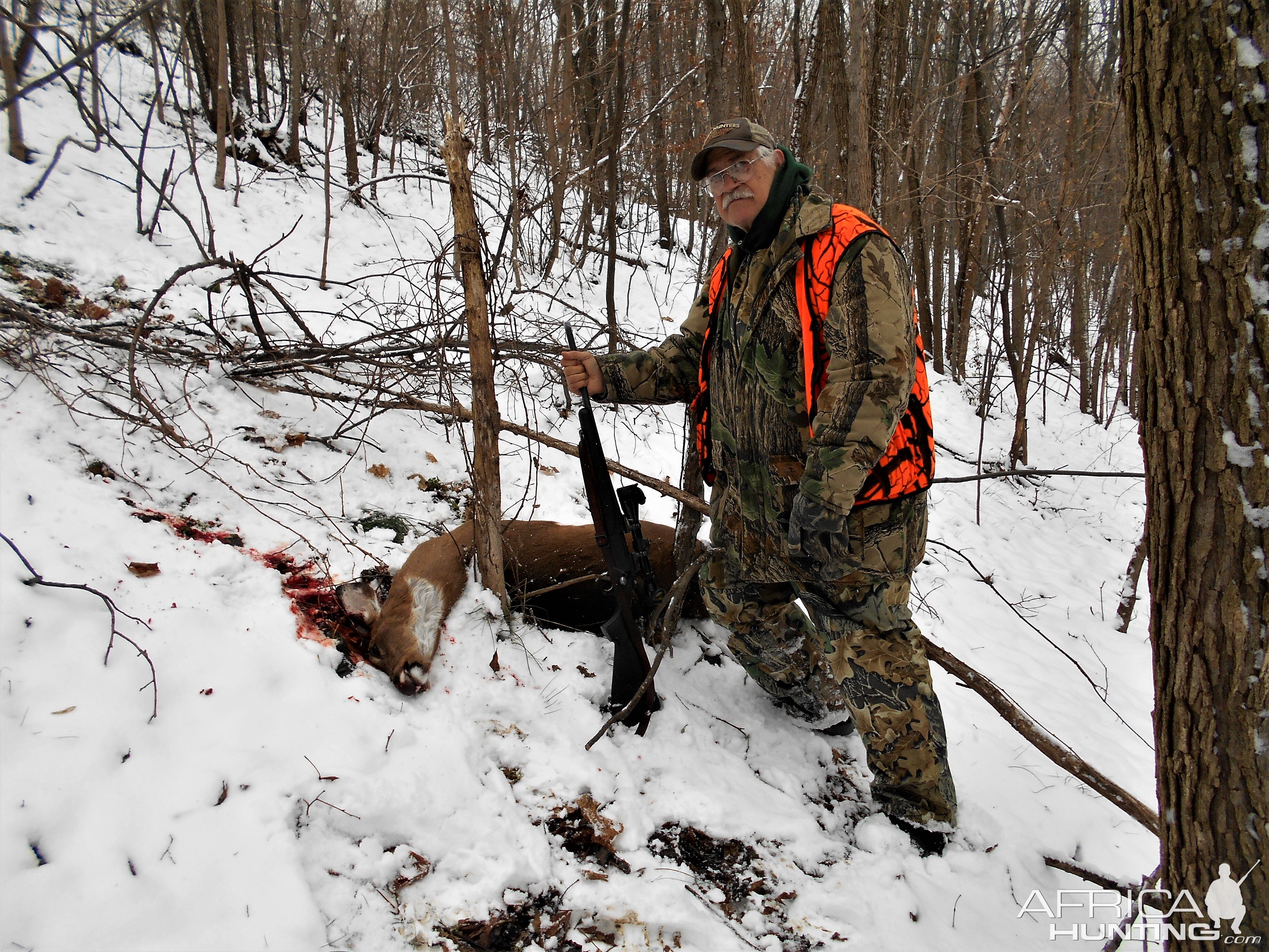 Hunting White-tailed Deer in USA