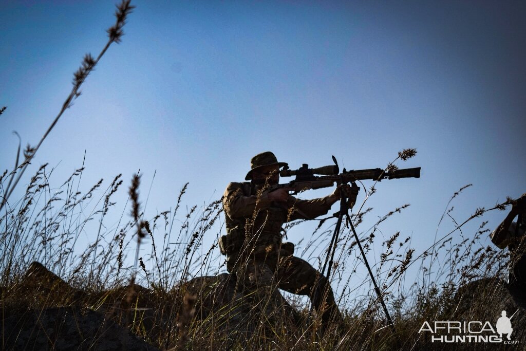 Hunting with Shooting Stick